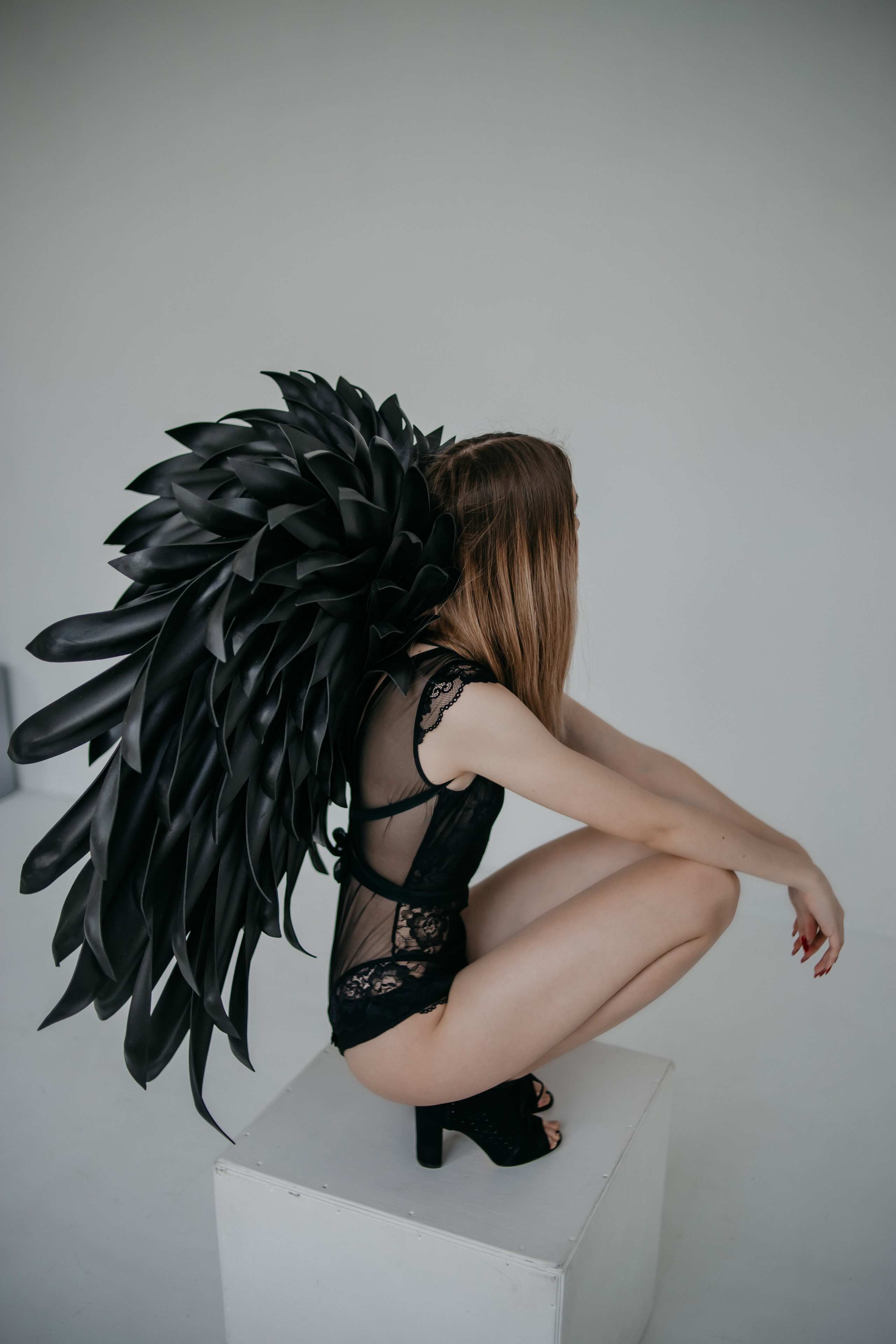 Татьяна. Черный ангел. Фотограф Регина Крикунова г. Красноярск