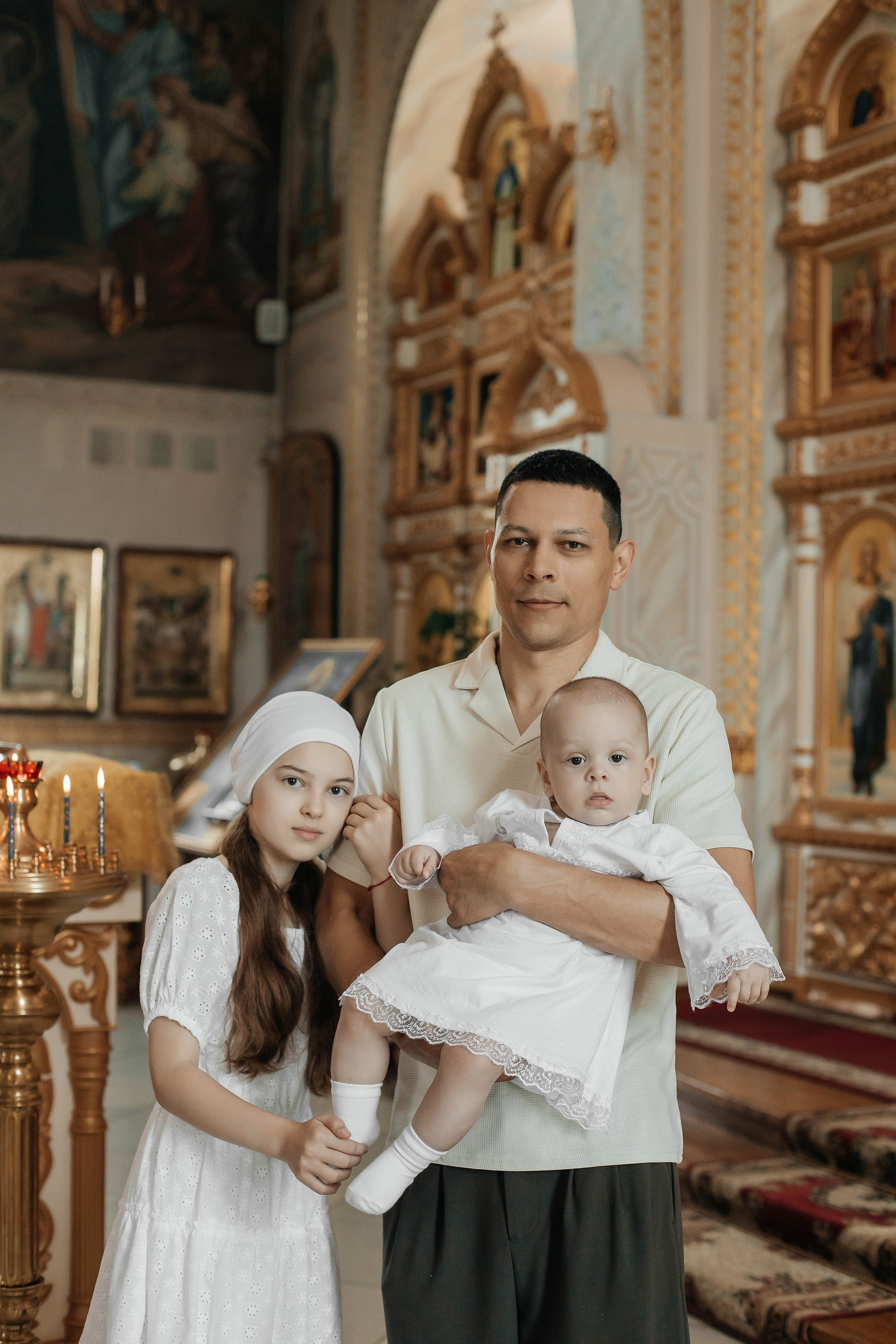 Таинство крещения Димочки. Фотограф в городе Сальск