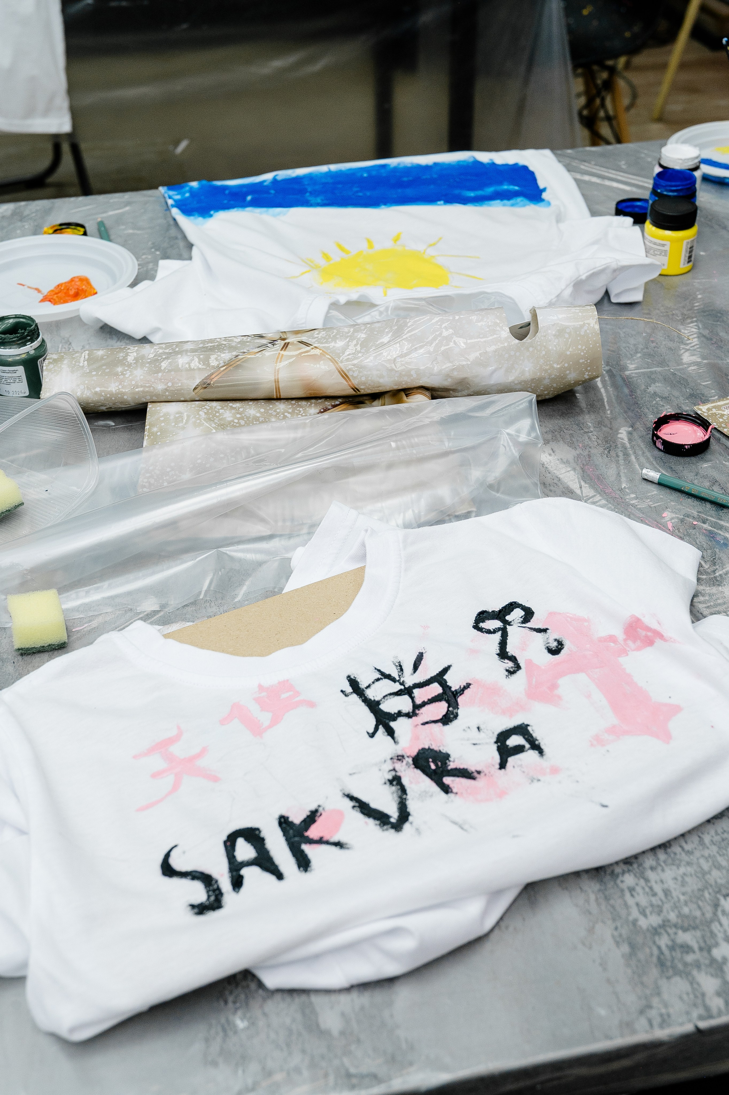 Детский День рождения. Мк роспись футболок. Alice_insomnia