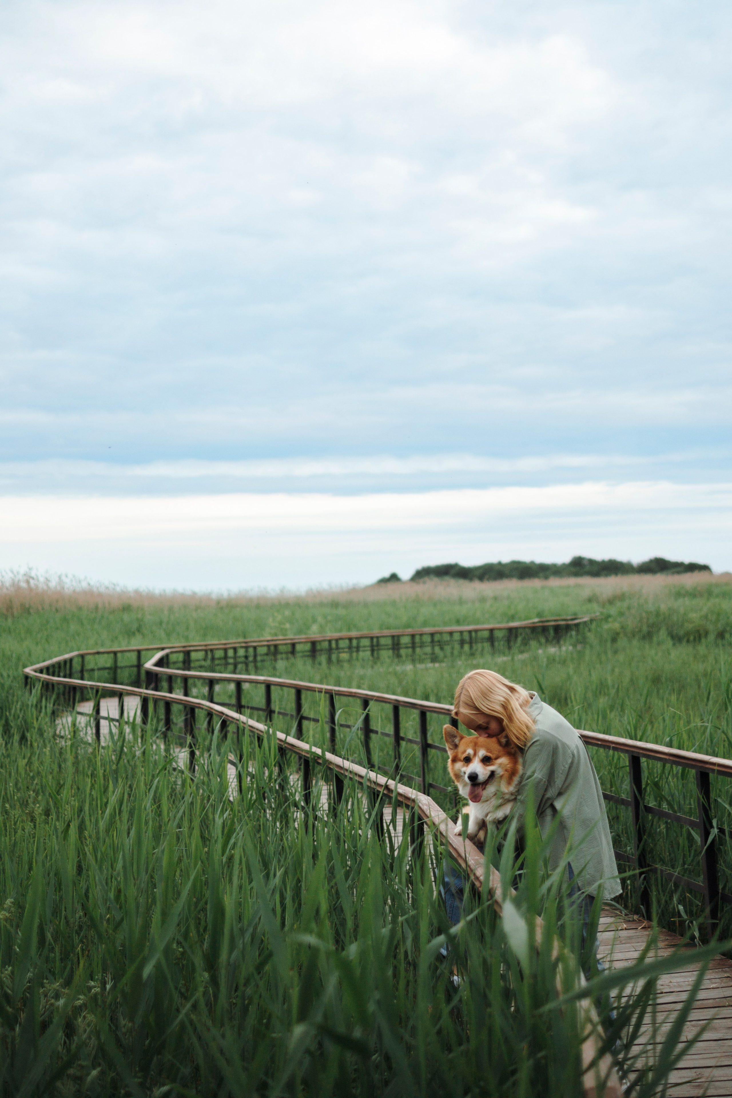 Даша и корги Рудик. Фотограф-анималист в Санкт-Петеребурге Титова Алиса