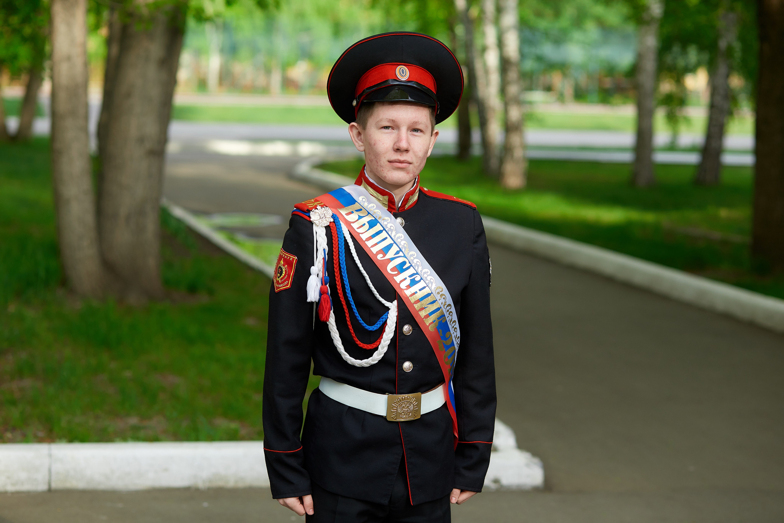 Кадеты последний звонок. Фотограф Вячеслав Фарунин