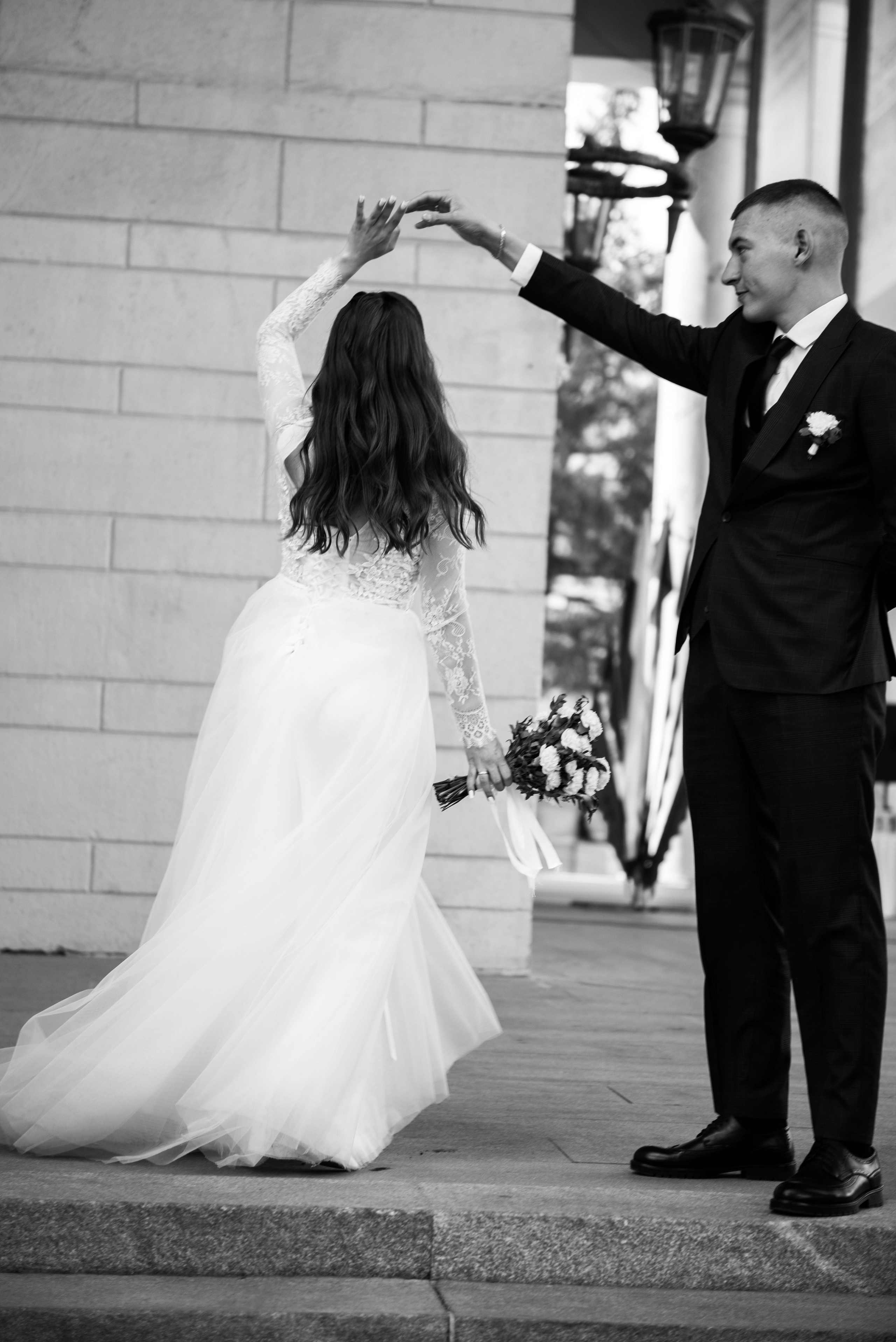 Свадебная фотосессия возле КУЗГТУ в г. Кемерово