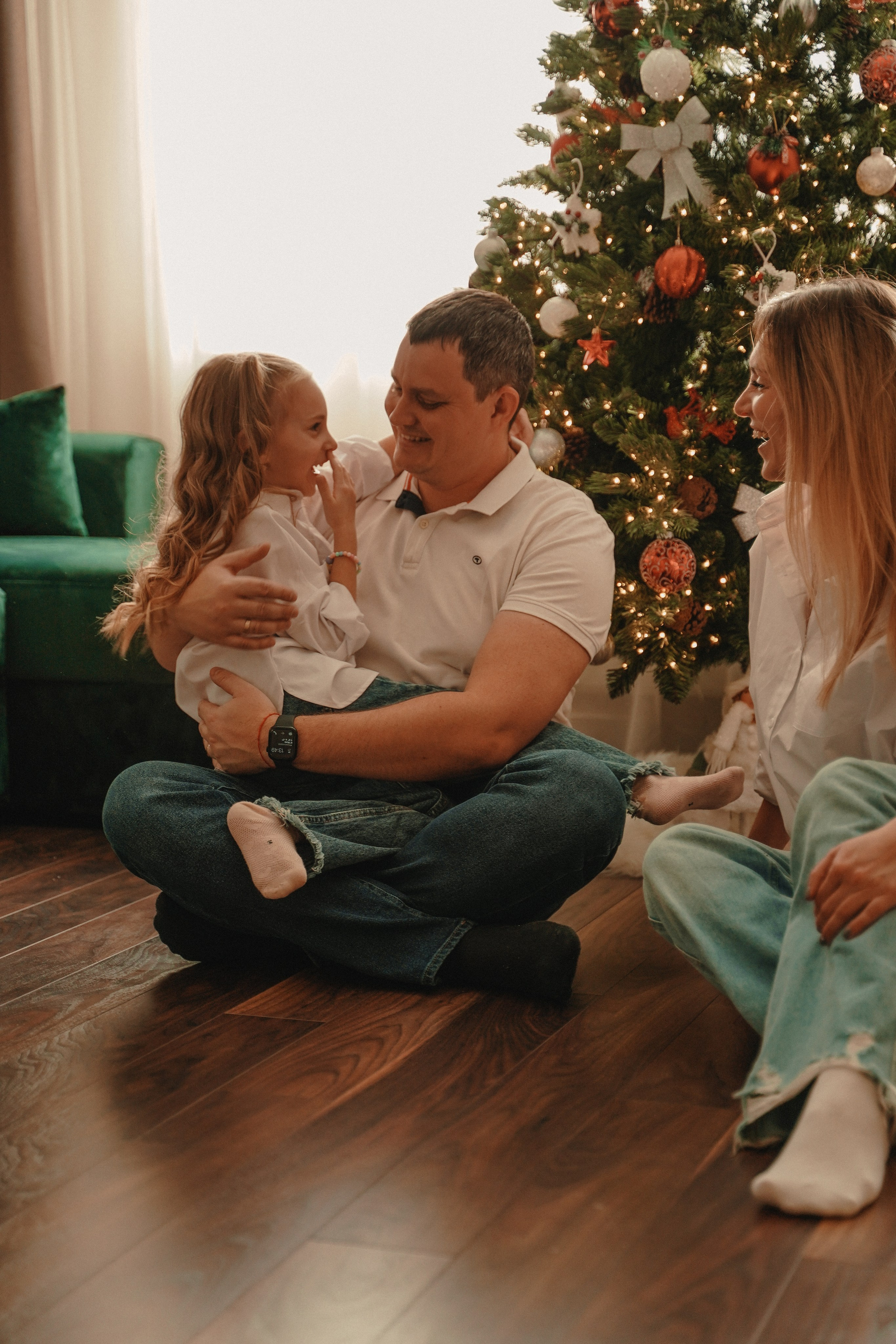 Домашняя Новогодняя фотосессия. Семейный и женский фотограф в Краснодаре Анастасия Приймак