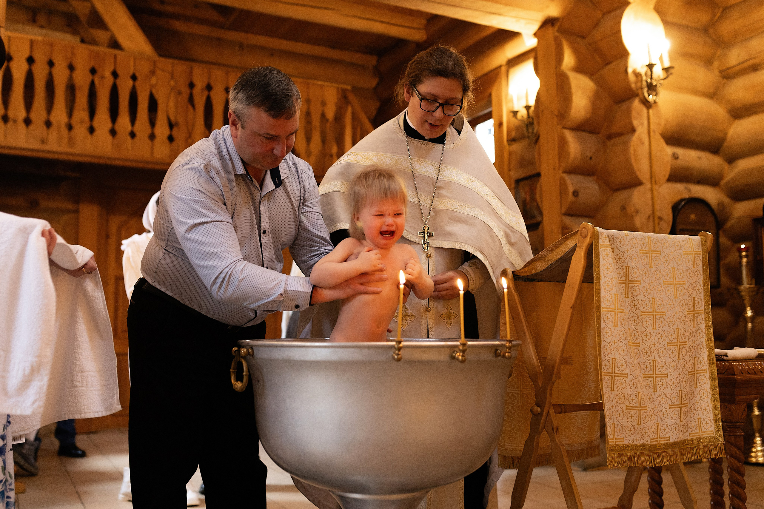 Таинство Крещения Ксении. Фотограф в Железнодорожном и Балашихе