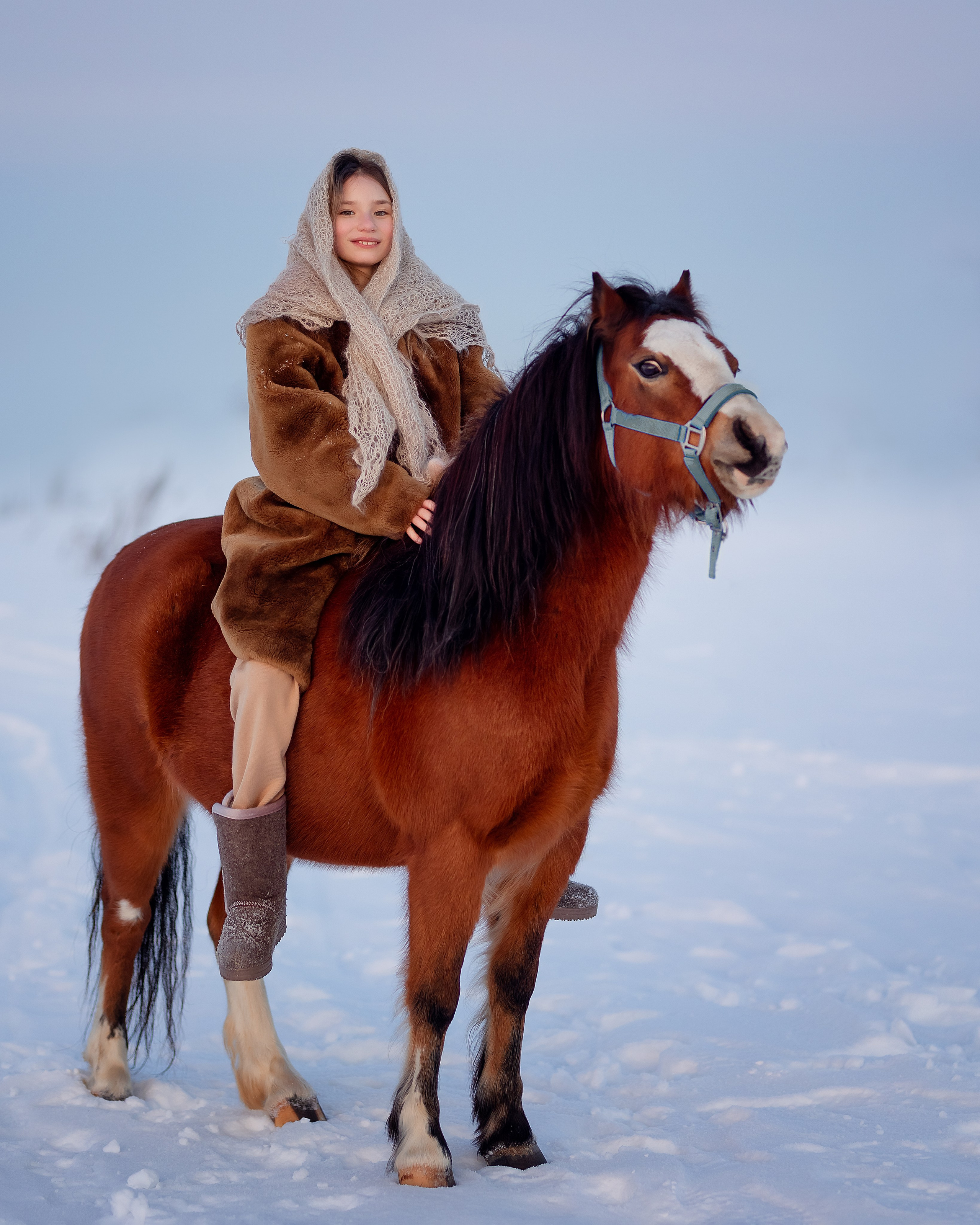 Настя и пони. Детский и семейный фотограф в Челябинске Мандрикова Светлана
