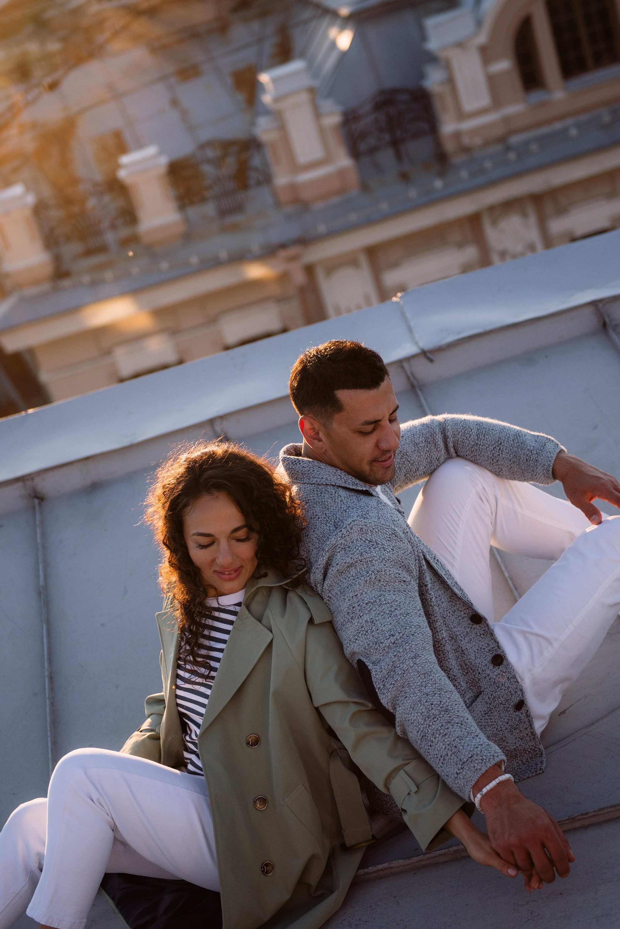 Love story на крышах Питера. Фотограф в Москве Алёна Степутенко