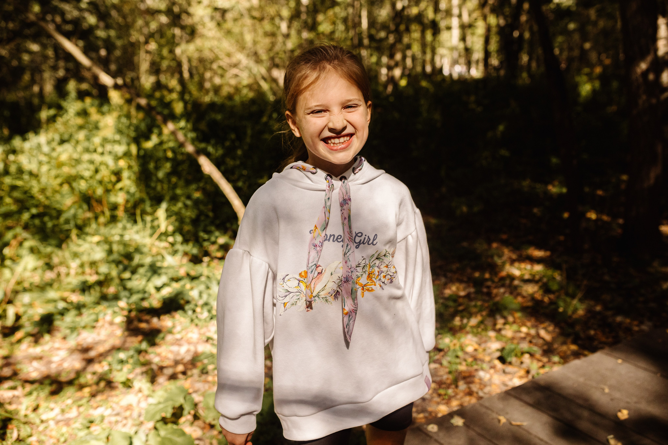 Репортаж школьной прогулки в парке. Семейный и женский фотограф в Москве Надежда Воробьева