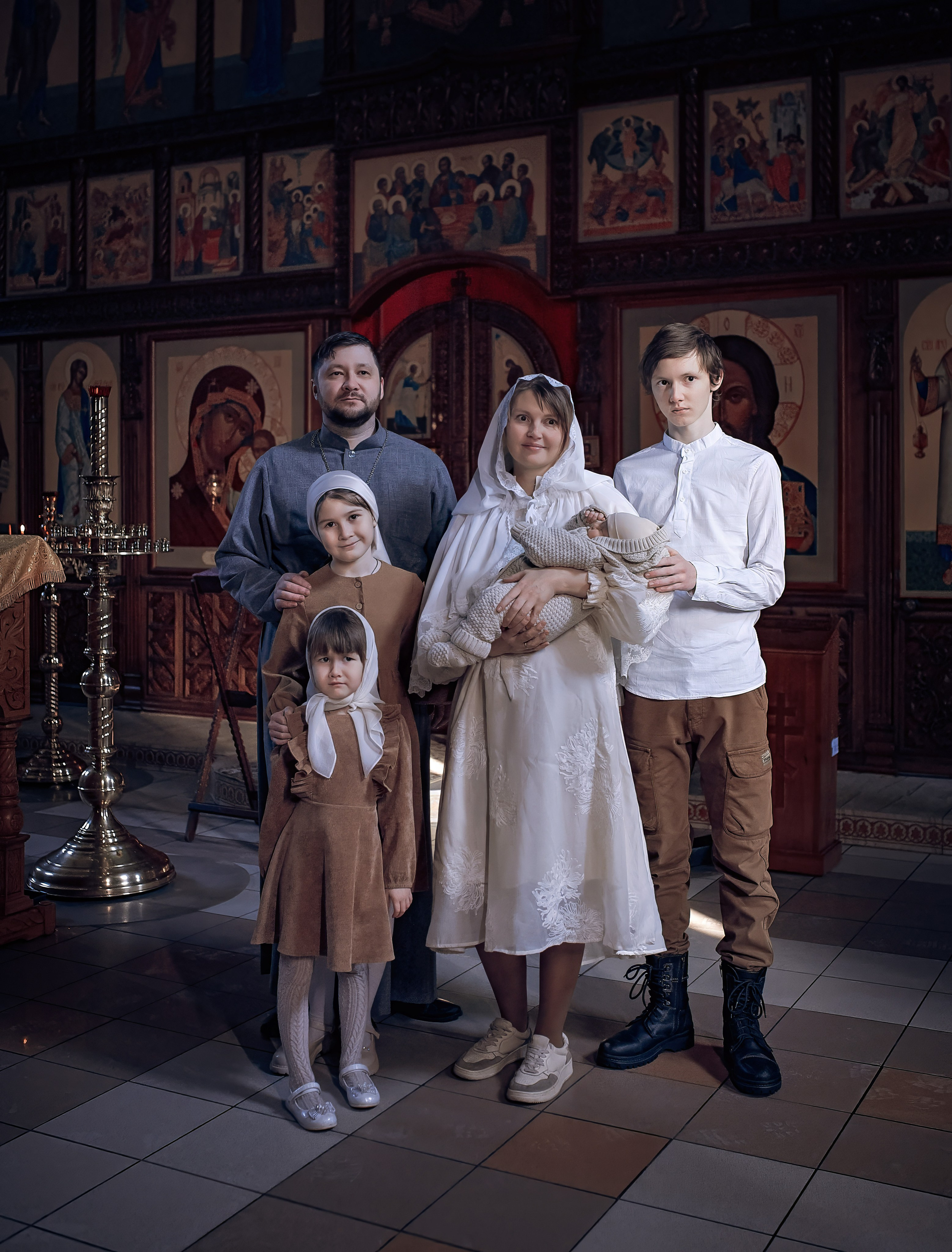 Крещение в Краснодаре. Съемка крещения в Краснодаре. Фотограф на крещение в Краснодаре