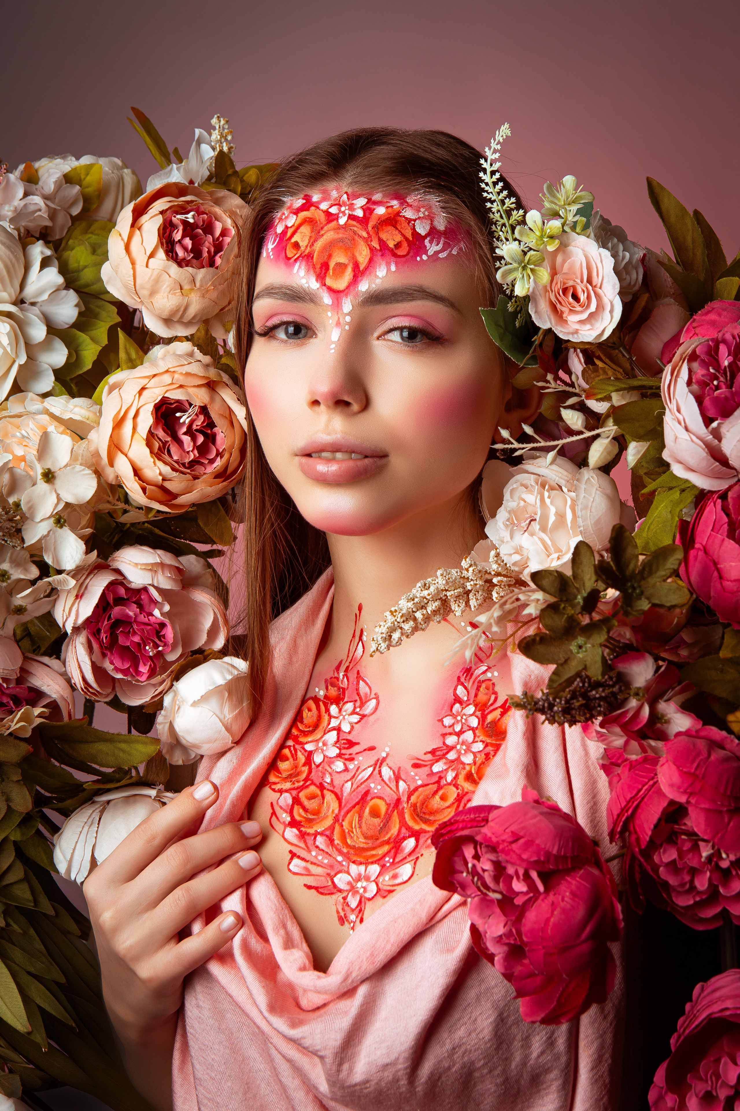 В цветах. Фотограф Мария Кольцова