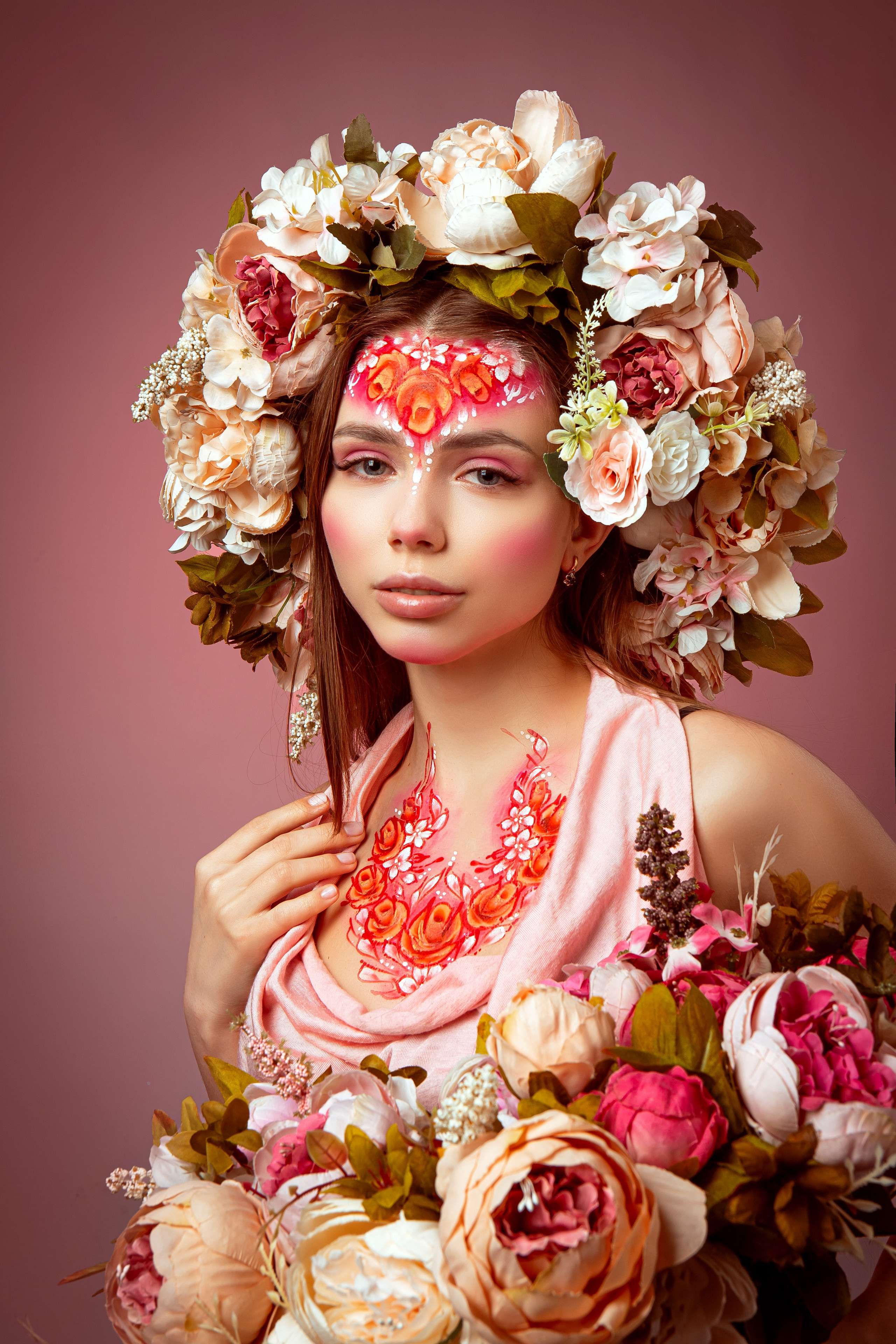 В цветах. Фотограф Мария Кольцова