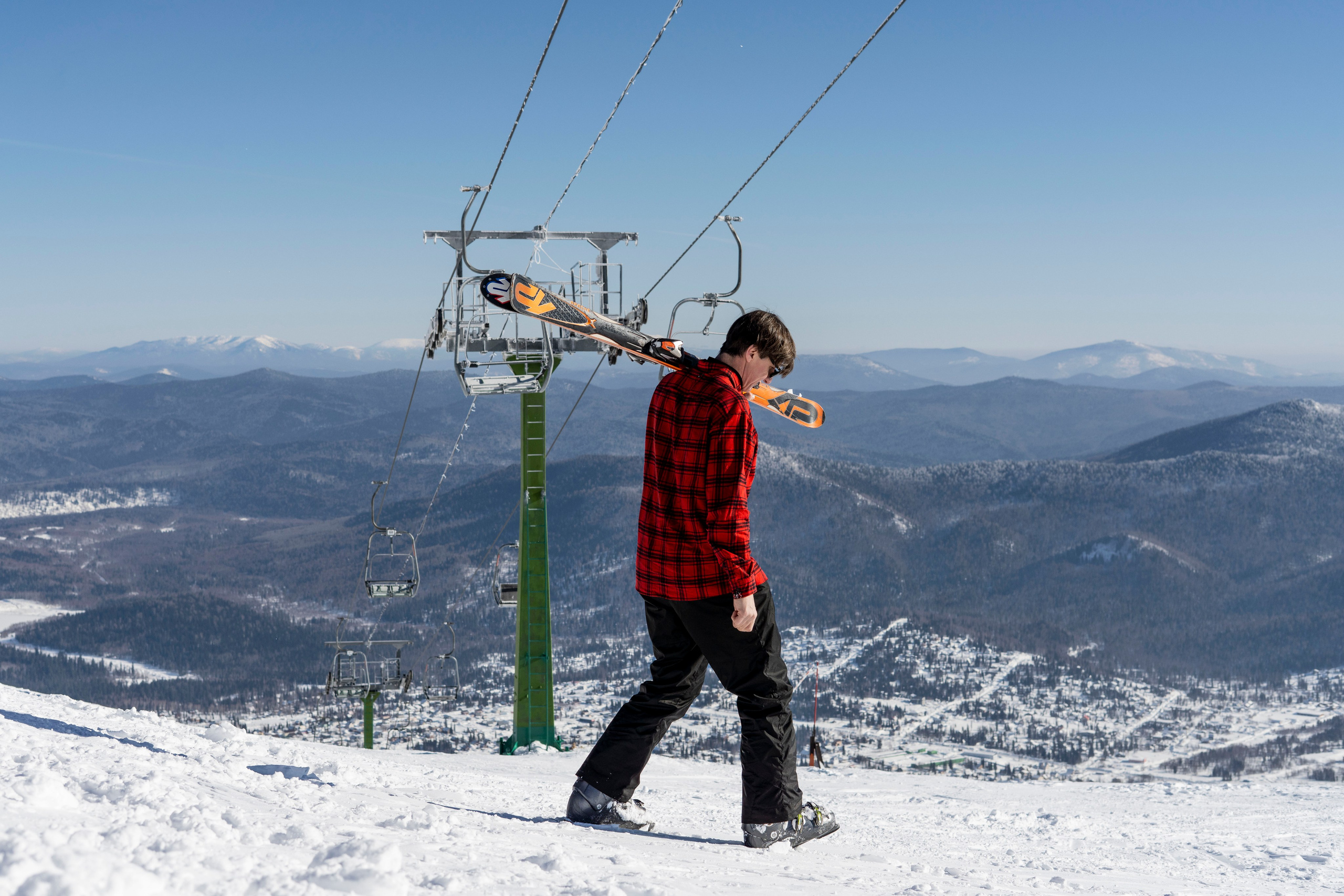 Фотосессия на вершине. Анастасия Паршукова — фотограф Шерегеш Новосибирск