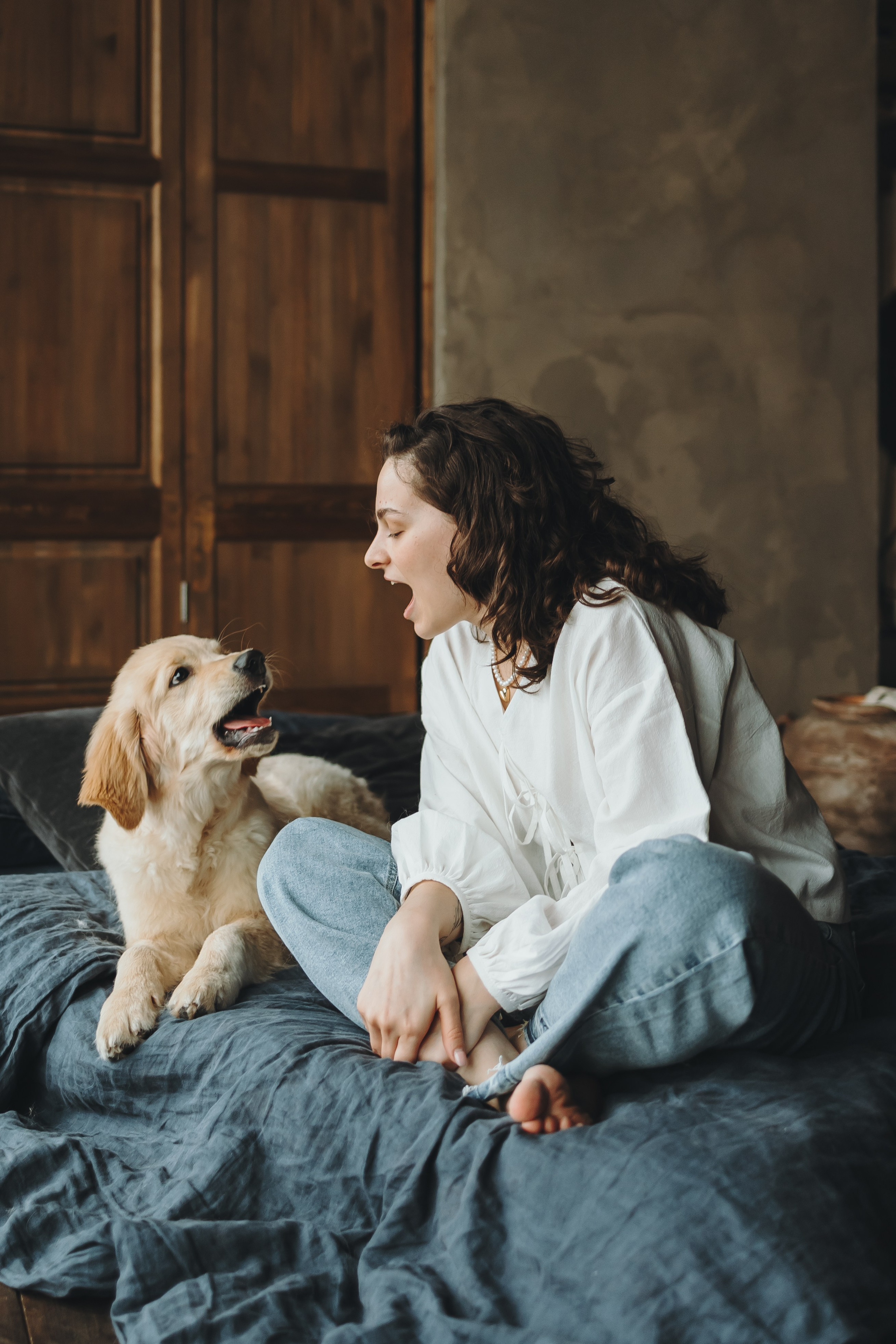Настя, Арчи и Арагон. Фотограф-анималист в Санкт-Петербурге Алина Яхонт