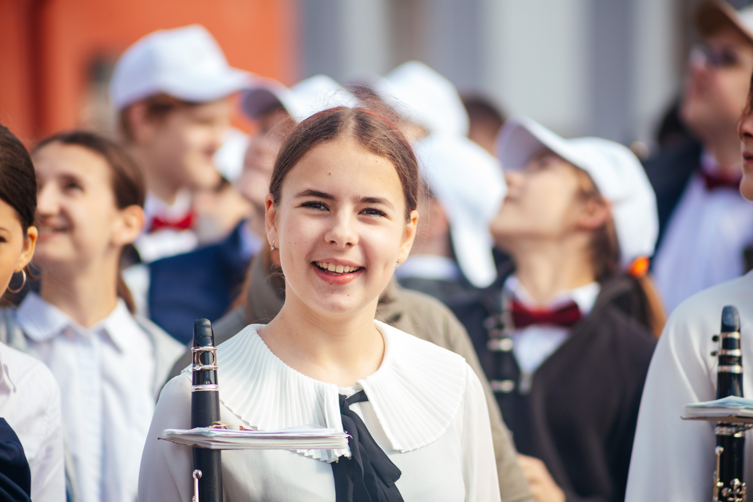 Парад детских духовых оркестров. Семейный фотограф Любовь Саркеева