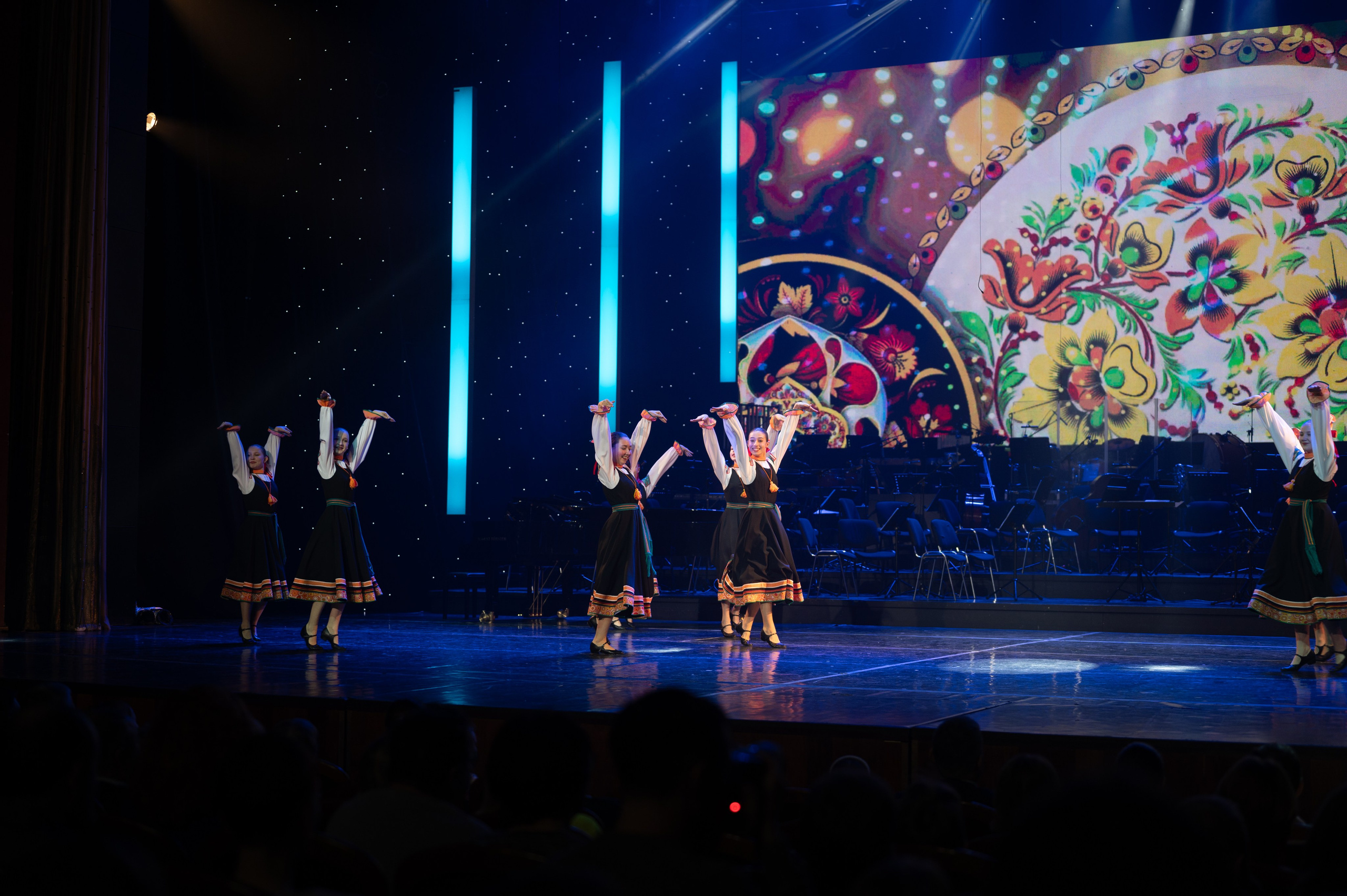 Отчетный концерт ДШИ «Гармония» «Зимняя гармония». Фотограф новорожденных, семейный детский в Тюмени Татьяна Морозова