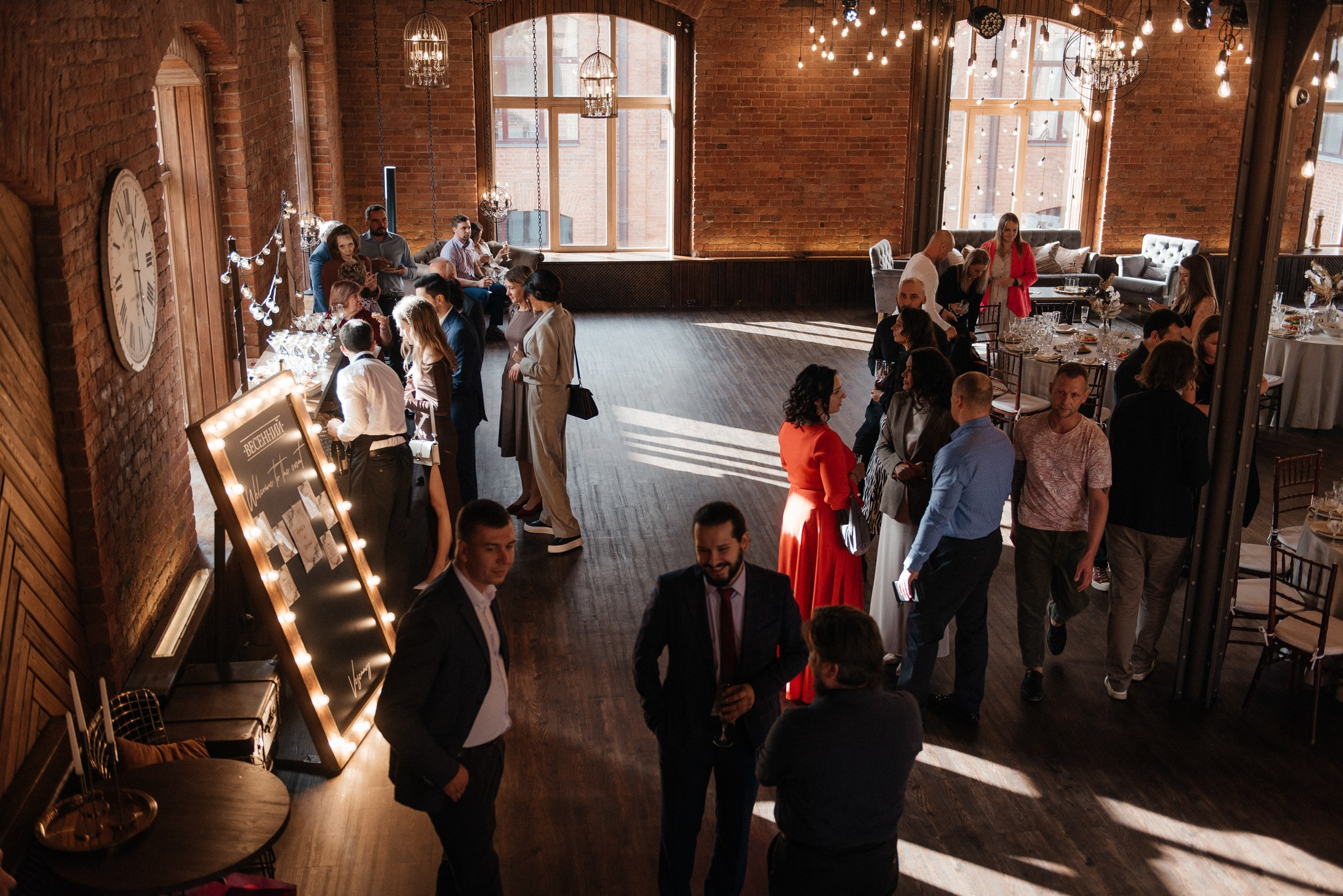 свадебный банкет в Весеннем Лофте