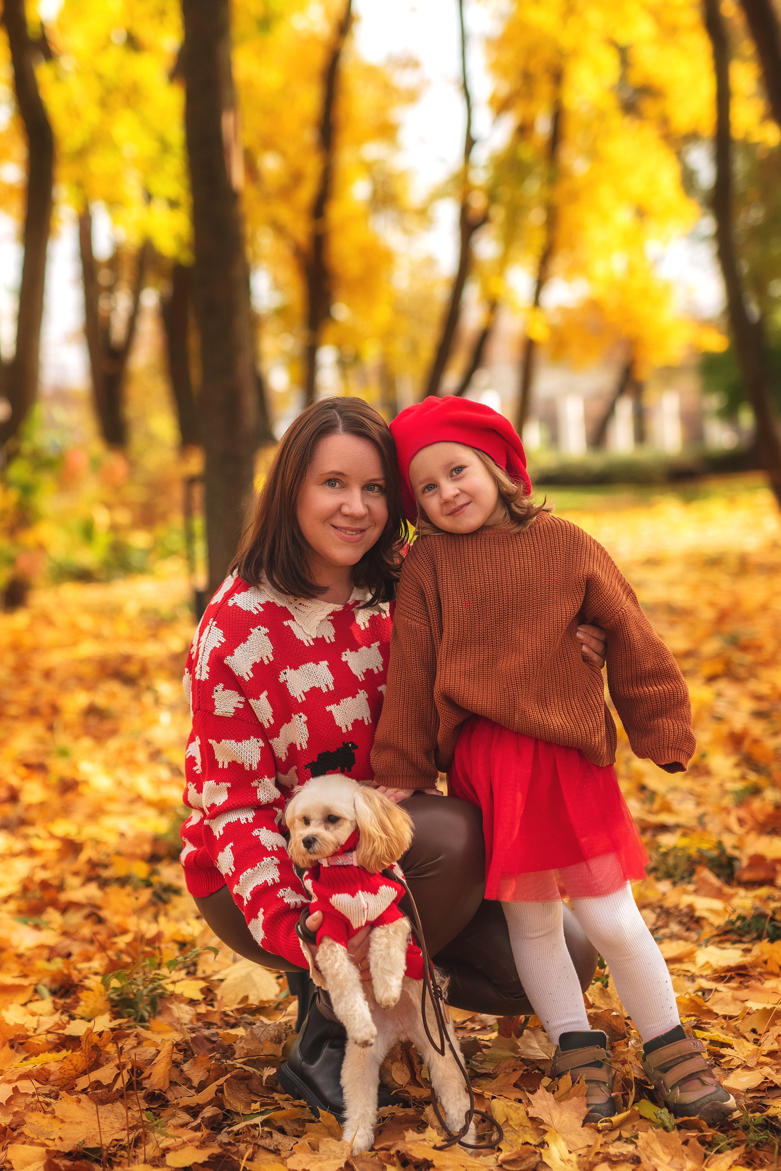 Осенняя фотосессия мама и дочка. Семейный, детский фотограф в Воронеже Анна Никитина