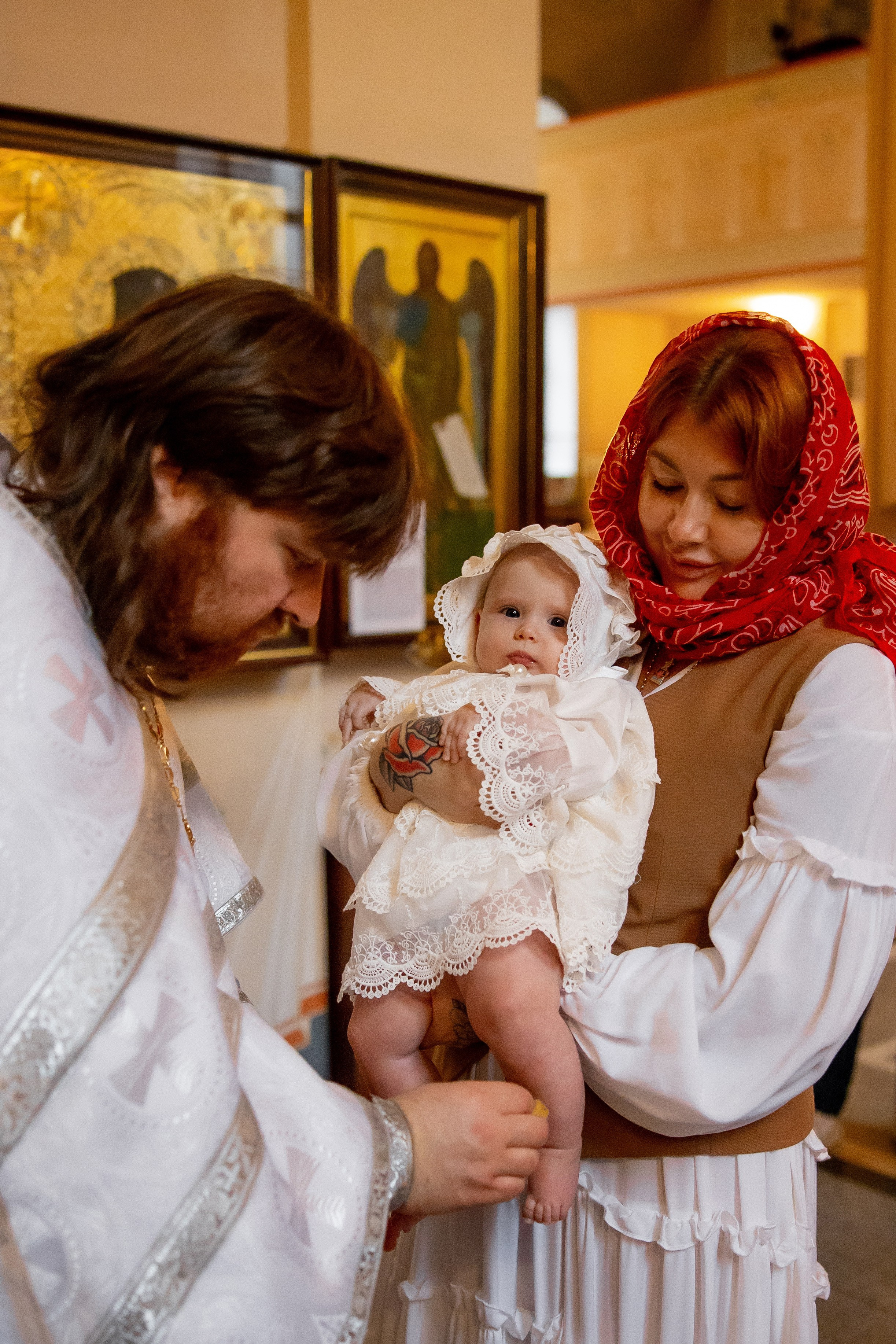 Таинство Крещения. Семейный фотограф в Москве