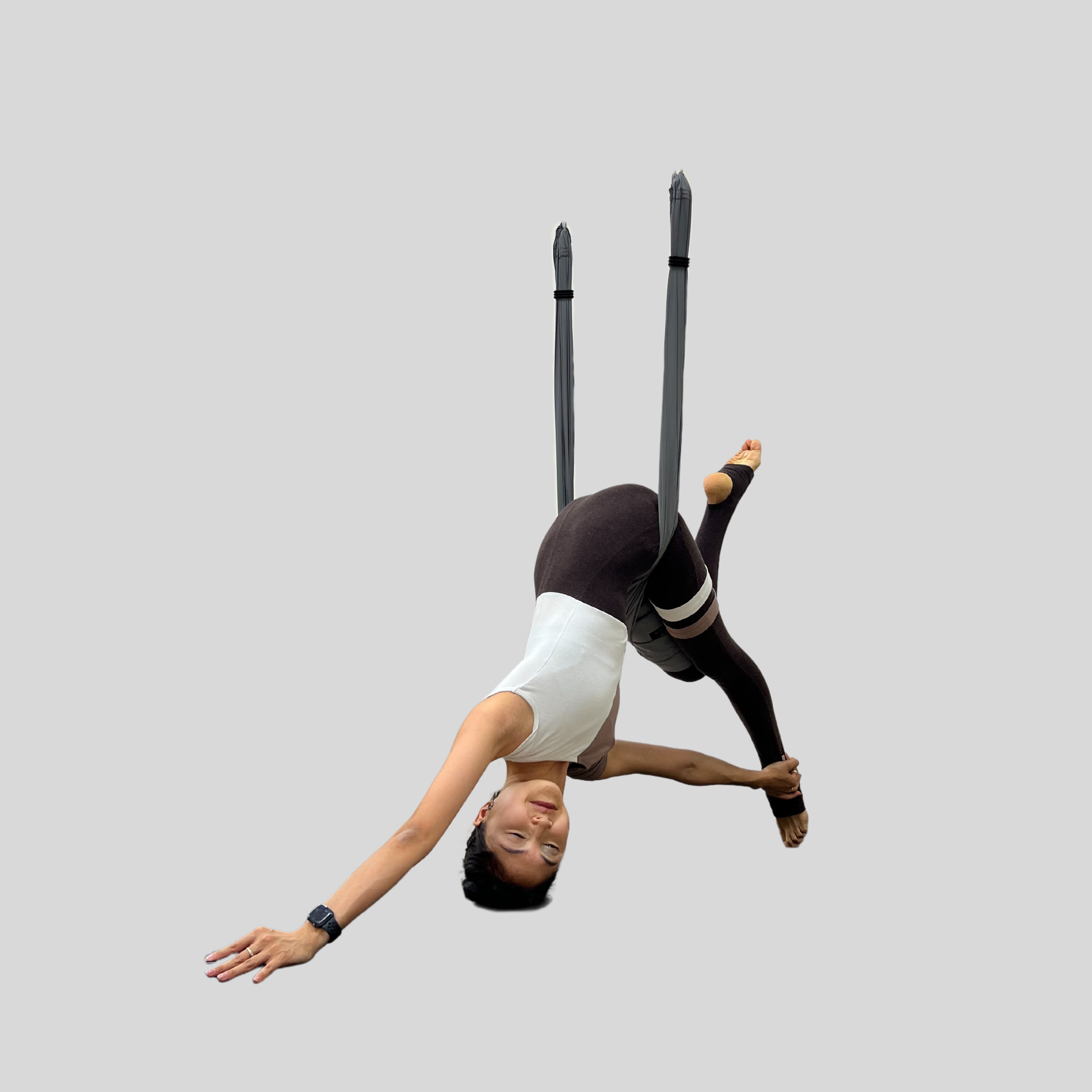 Н Вис под пах (1). Преподаю и провожу обучение по флай йоге