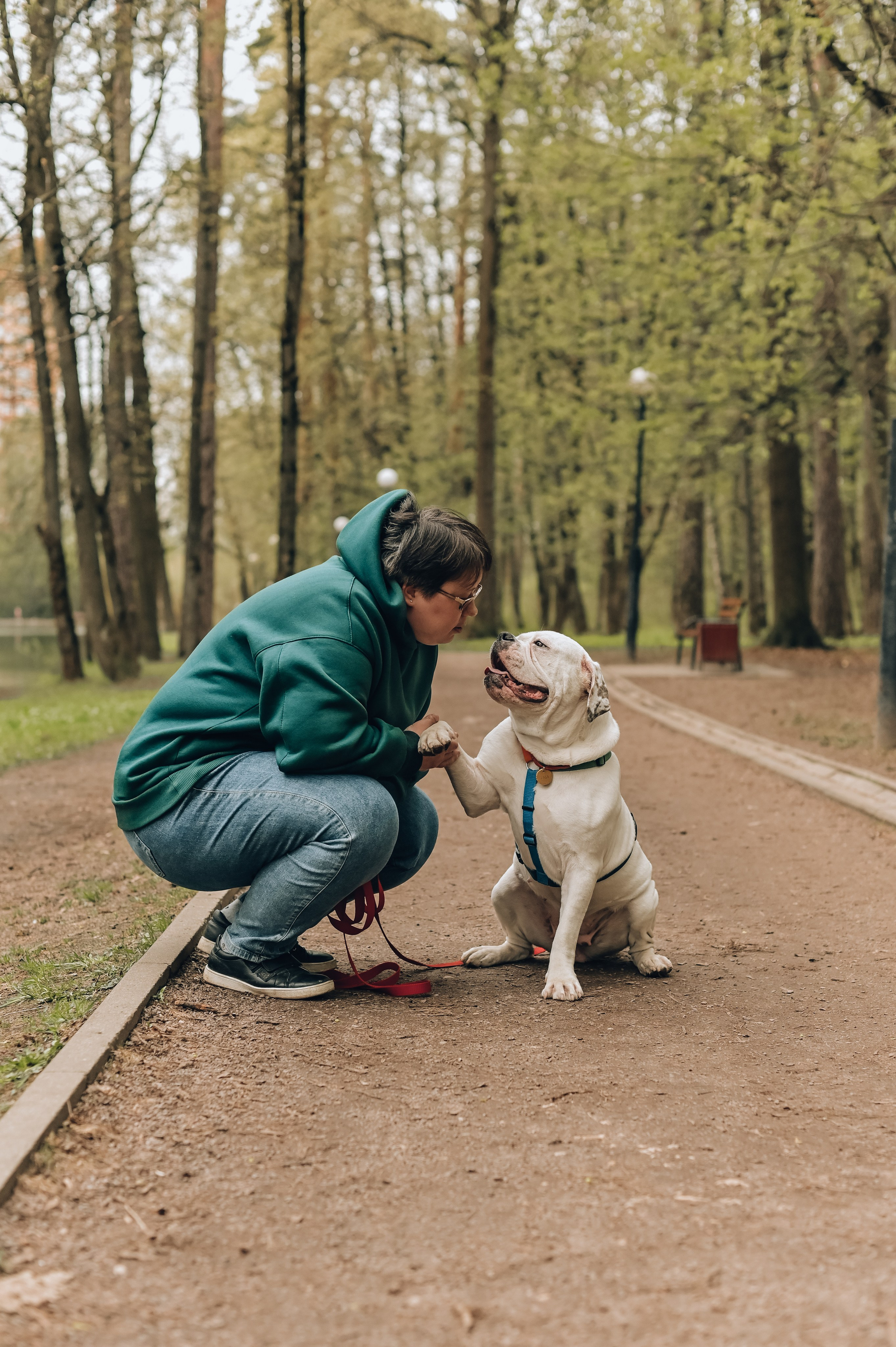 Занятие с кинологом. Семейный и репортажный фотограф в Москве Анастасия Трубкина