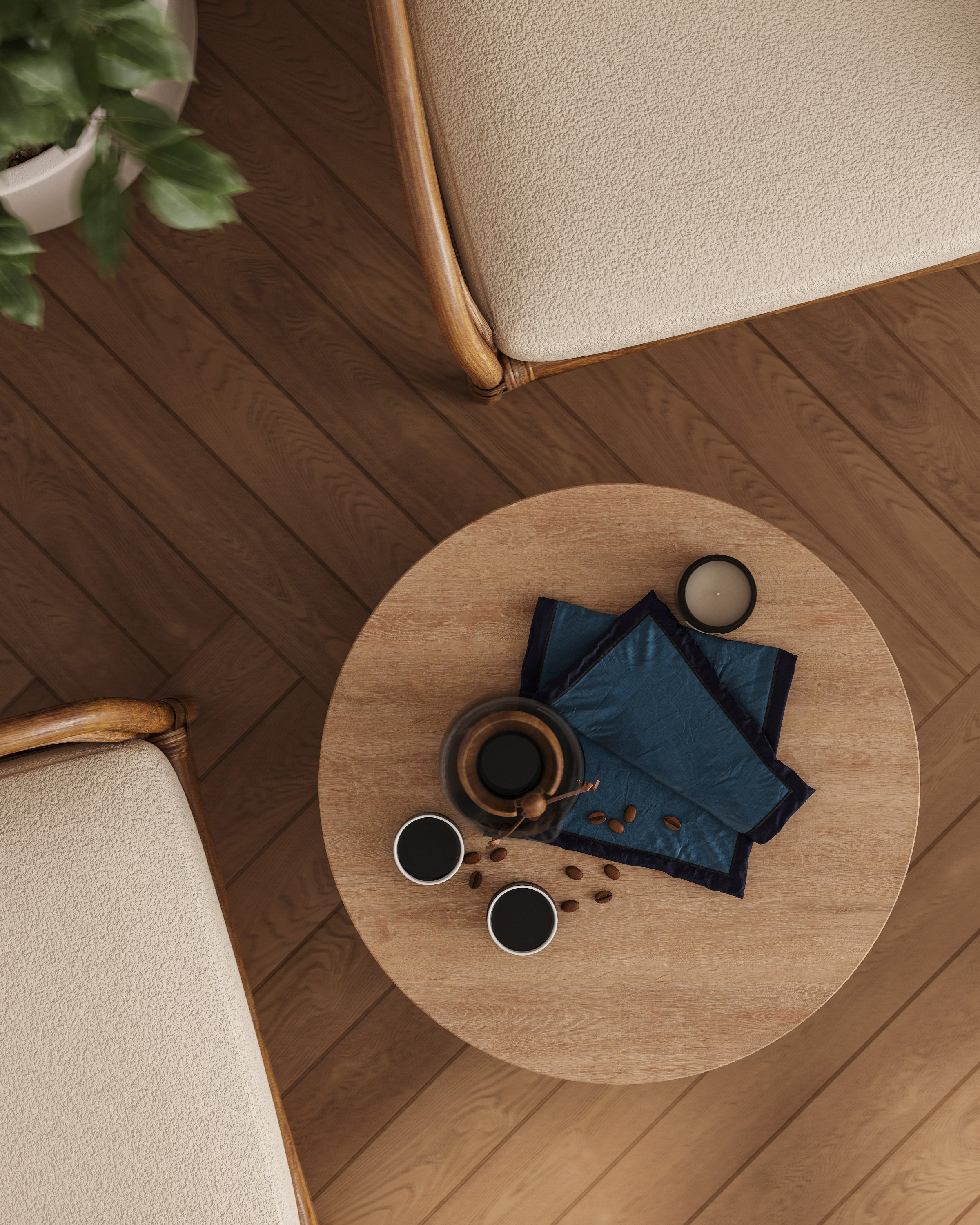 COASTAL SUITE | CONCEPTUAL PROJECT. Interior Visualization by Valerie Stetyukevich