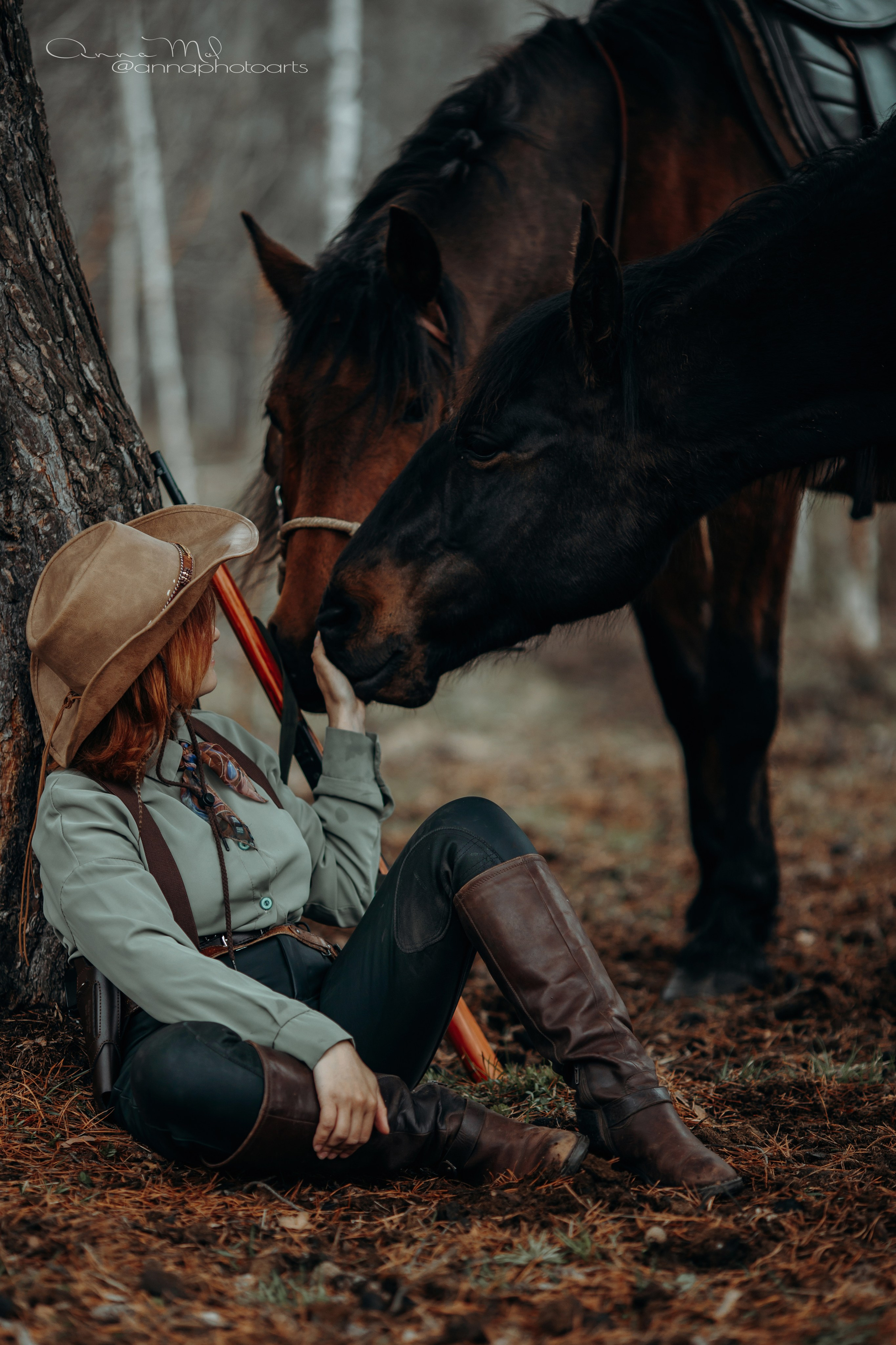 По мотивам любимой игры / РДР2. Анна Молчанова конный фотограф в Тюмени | фотосессии с лошадьми Тюмень