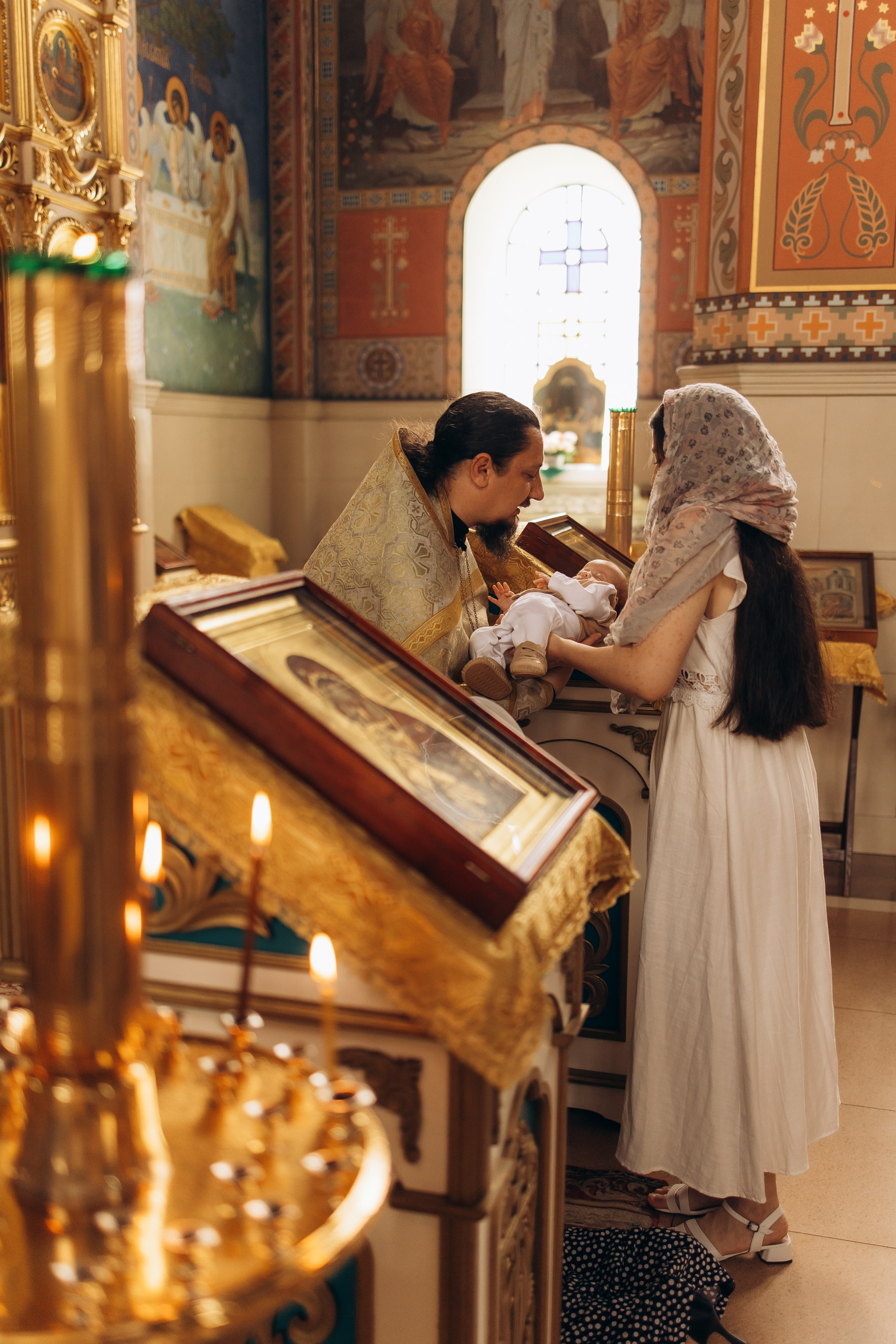 Крещение Николая и Александра. Семейный фотограф в Краснодаре Храмова Анна