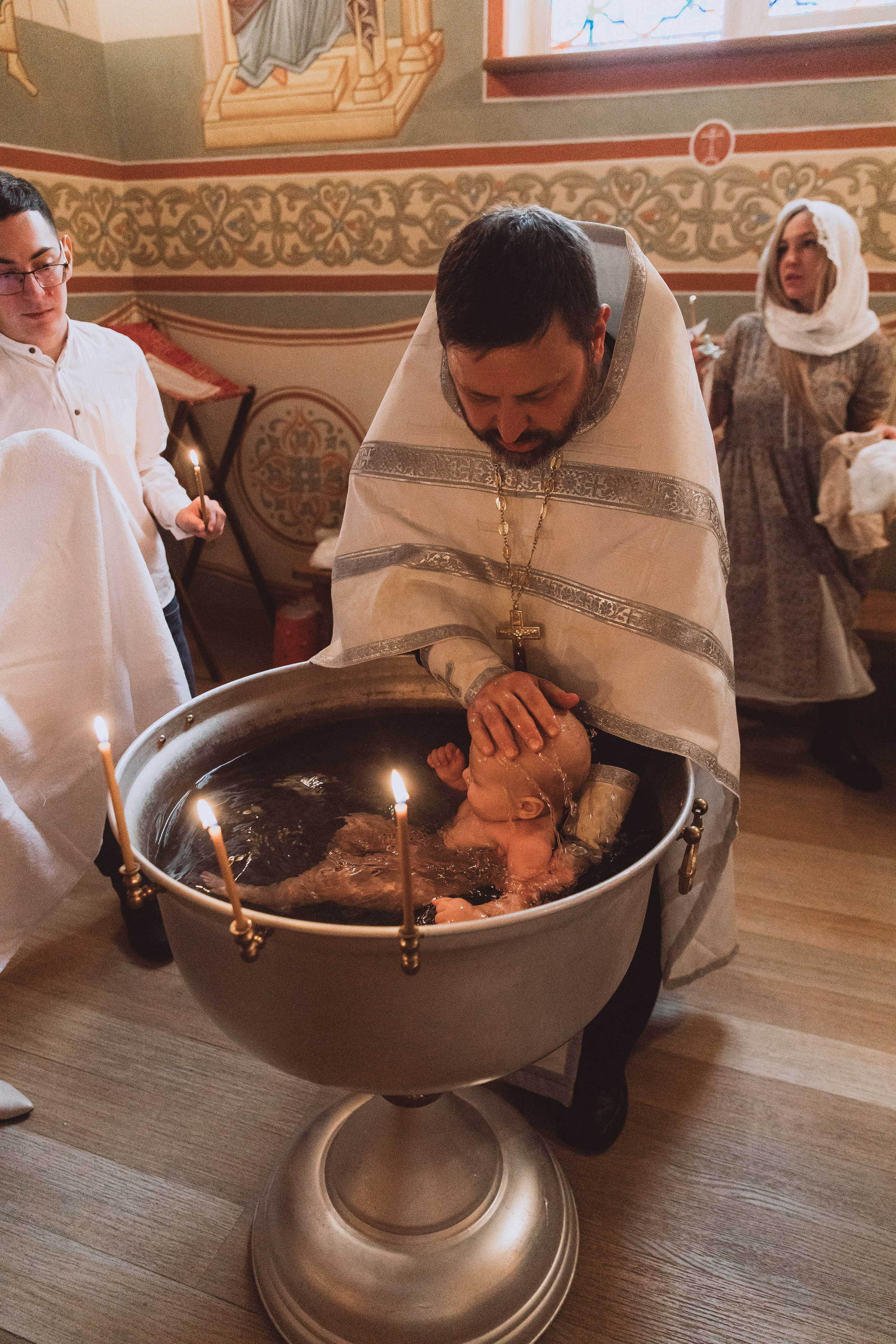 Таинство Крещения Николь в Гефсиманском Черниговском ските. Детский и семейный фотограф в Пушкино, Мытищи, Москва Сергеева Светлана