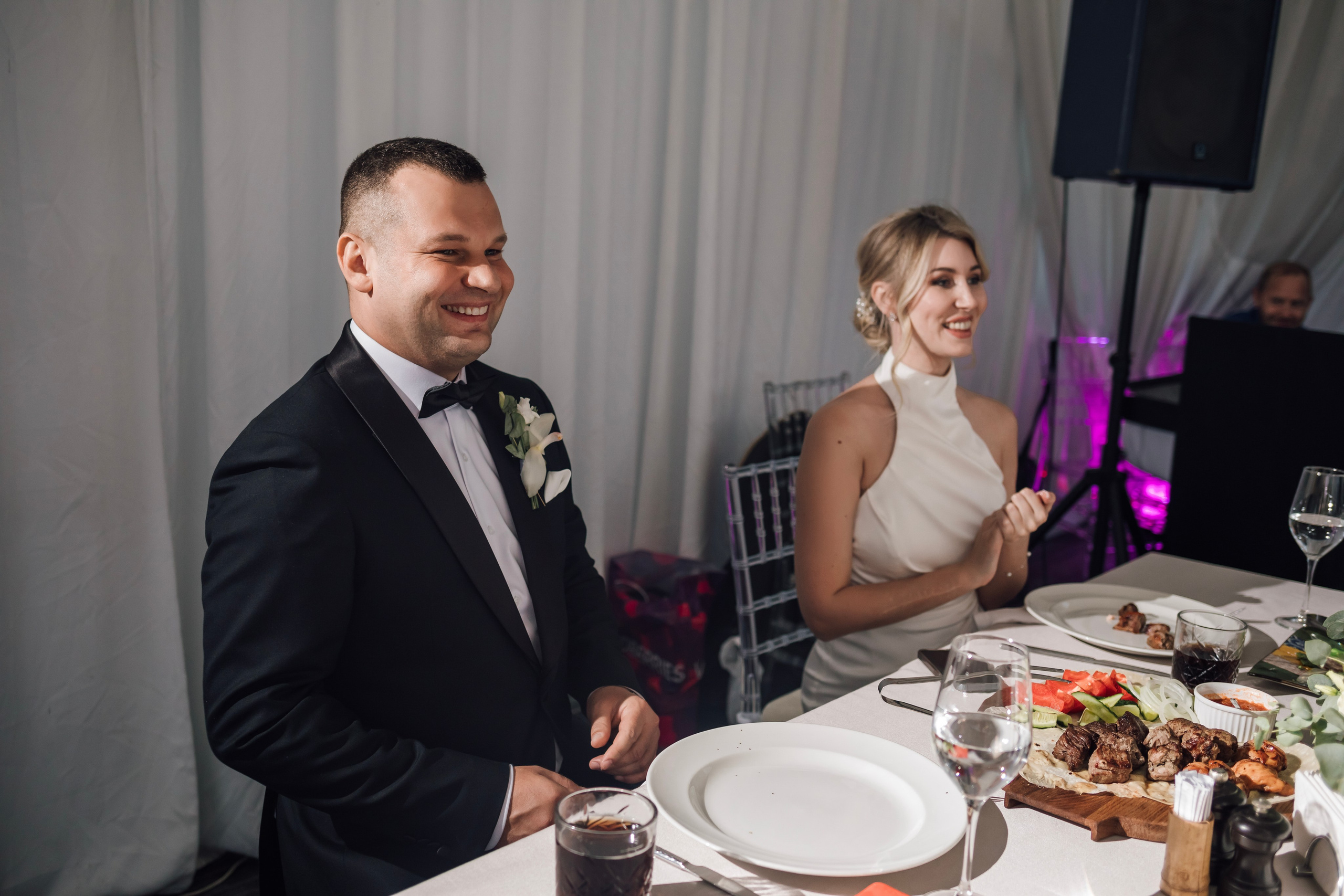 Ольга и Сергей. Свадьба в шатре. Свадебный и семейный фотограф в Москве Евгения Лисина