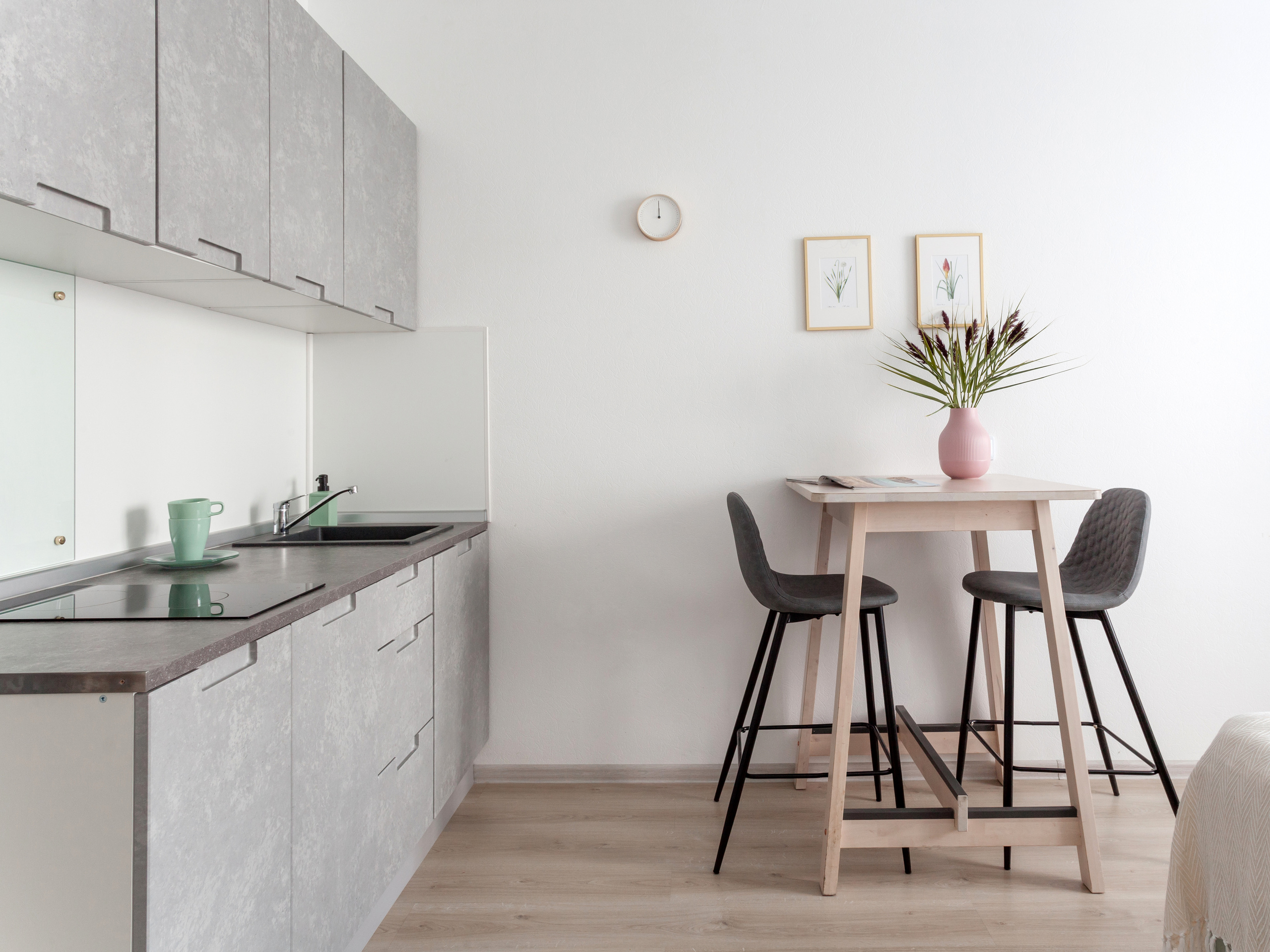 Квартира-студия для аренды. Наталья Мавренкова интерьерный фотограф, декоратор в Санкт-Петербурге