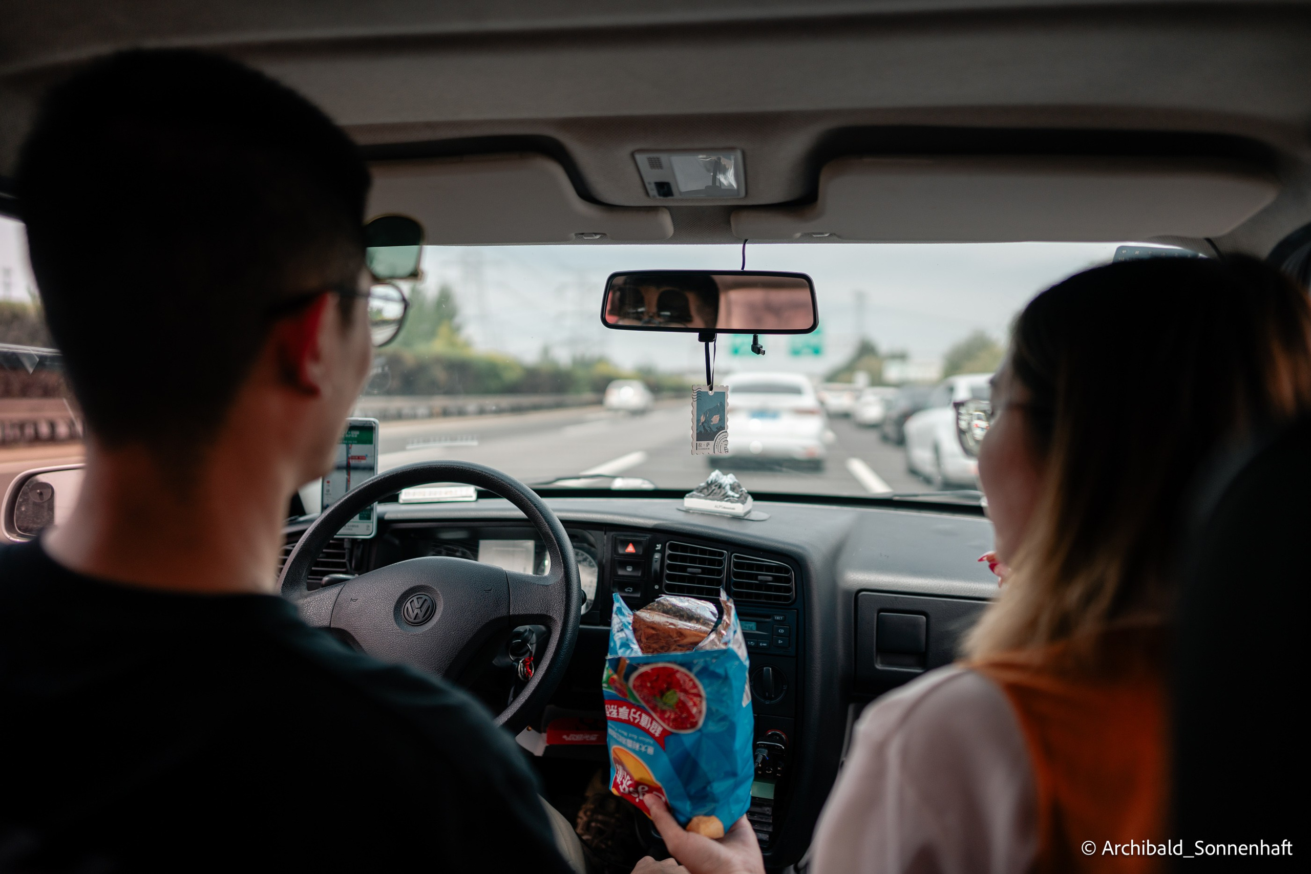 Auto-trip to Datong, Camp. Photographer in Guangzhou, China. Archibald Sonnenhaft