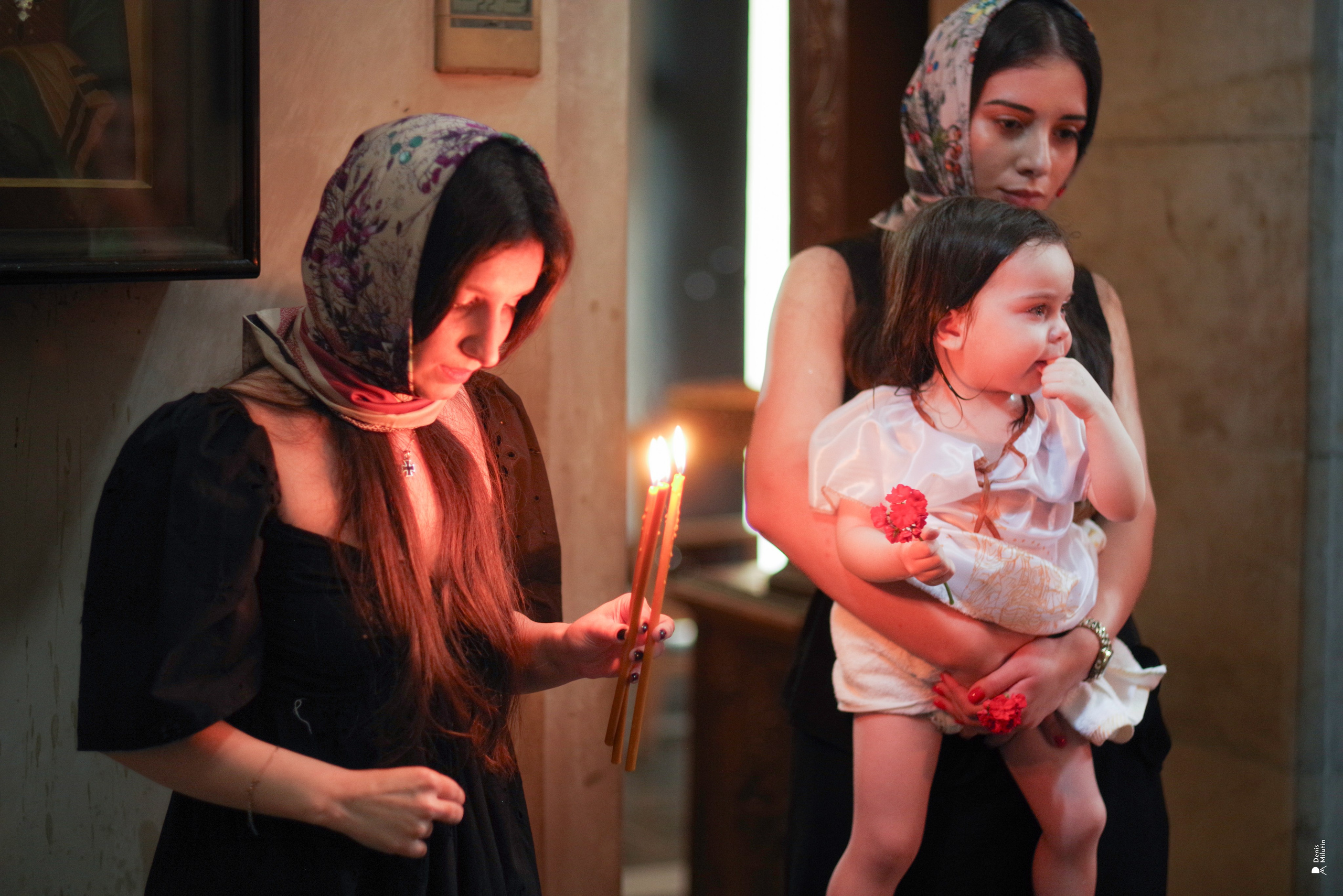 Крещение Сенаки. Портретный фотограф Денис Милютин