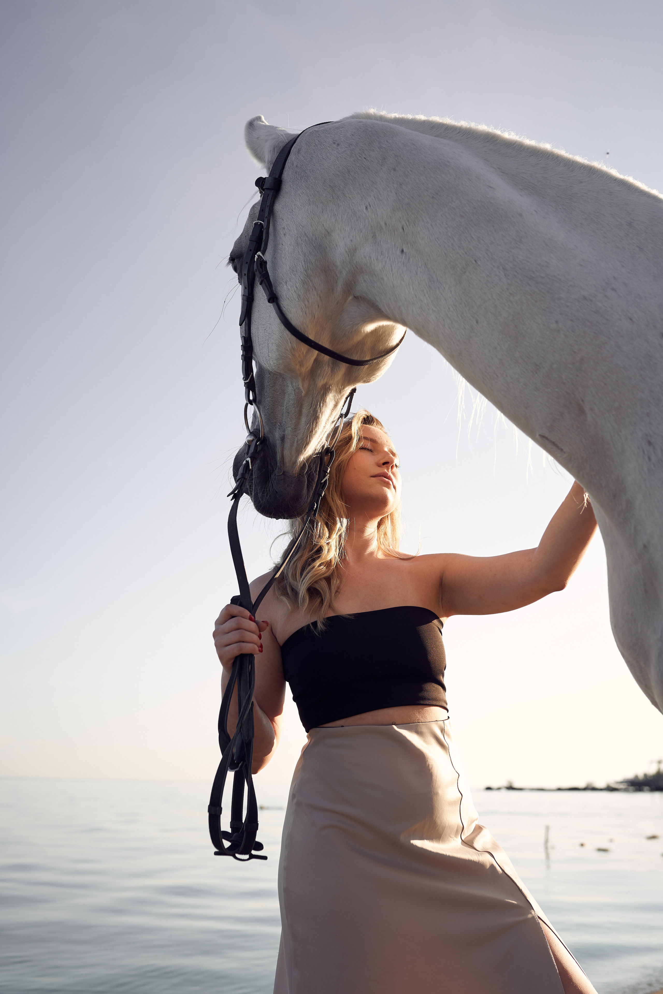 Анастасия и Аруна. Фотосессии с лошадьми в Москве, Новосибирске