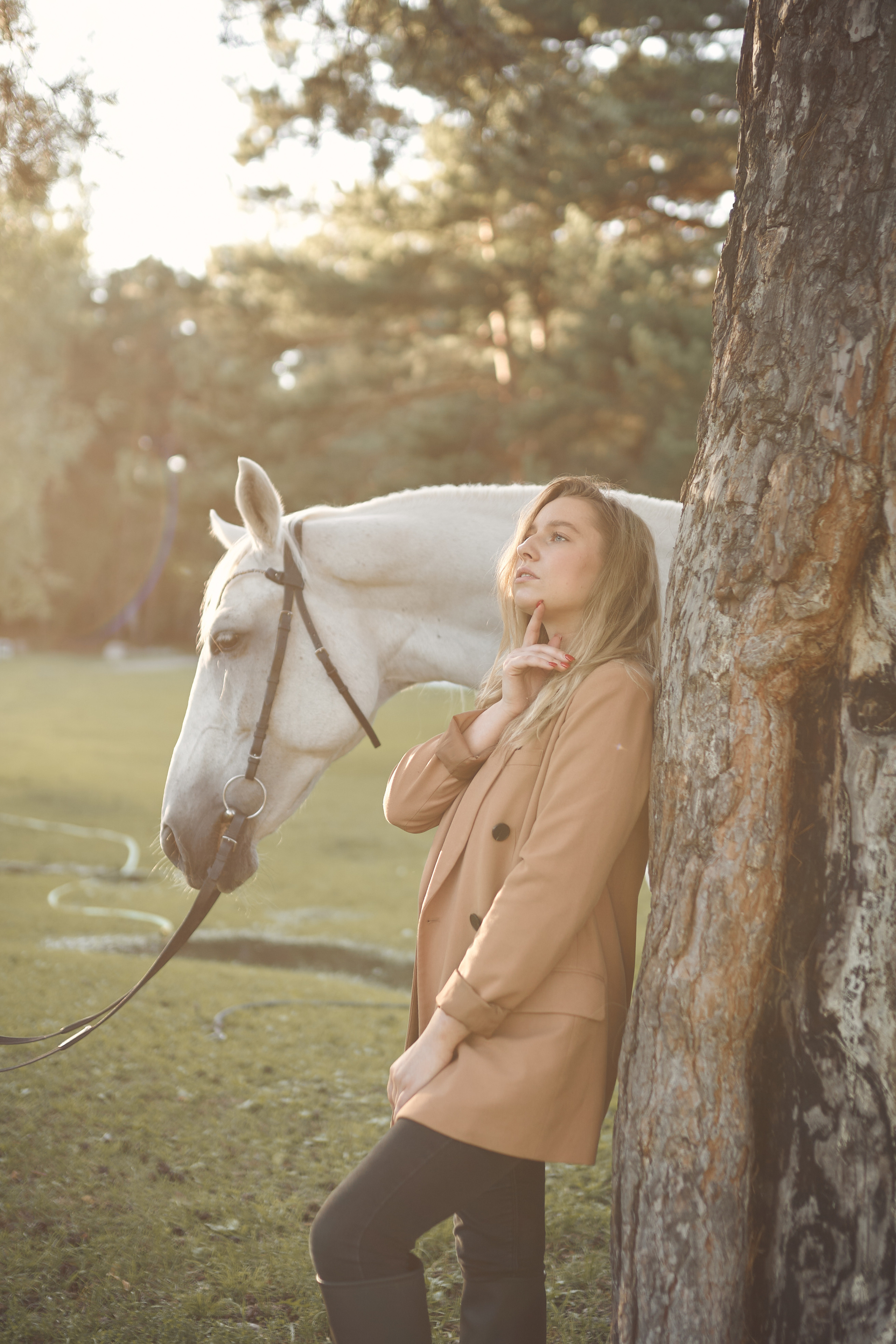 Анастасия и Аруна. Фотосессии с лошадьми в Москве, Новосибирске