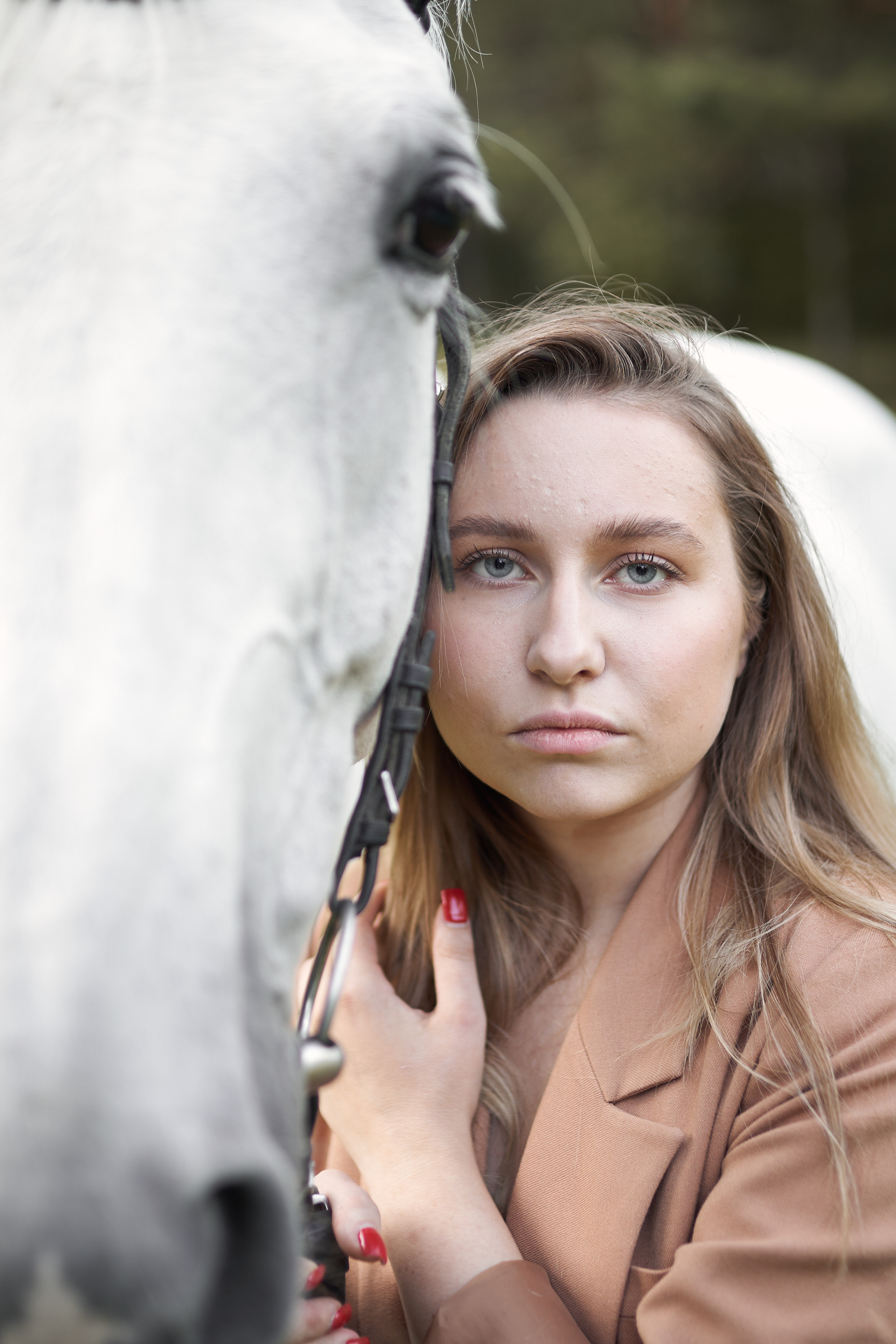 Анастасия и Аруна. Фотосессии с лошадьми в Москве, Новосибирске