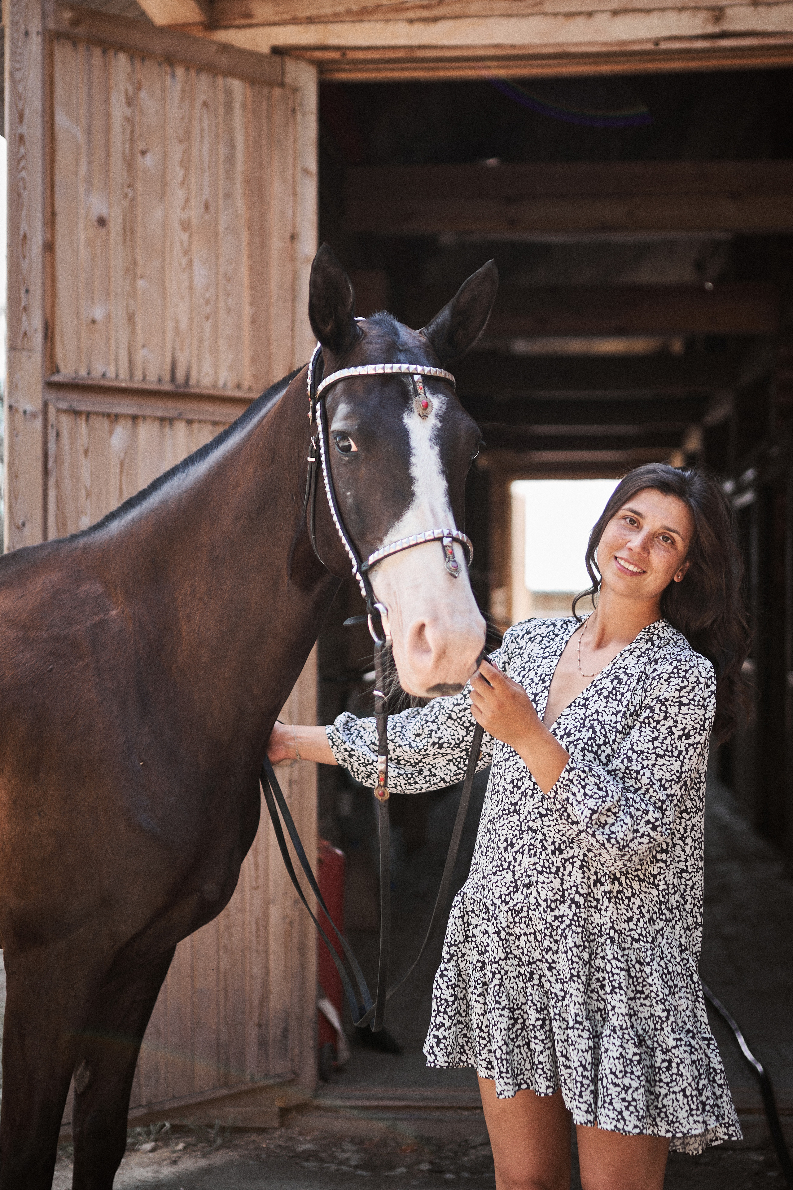 Дарья и ахалтекинцы. Конный клуб Каприоль. Фотосессии с лошадьми в Москве, Новосибирске