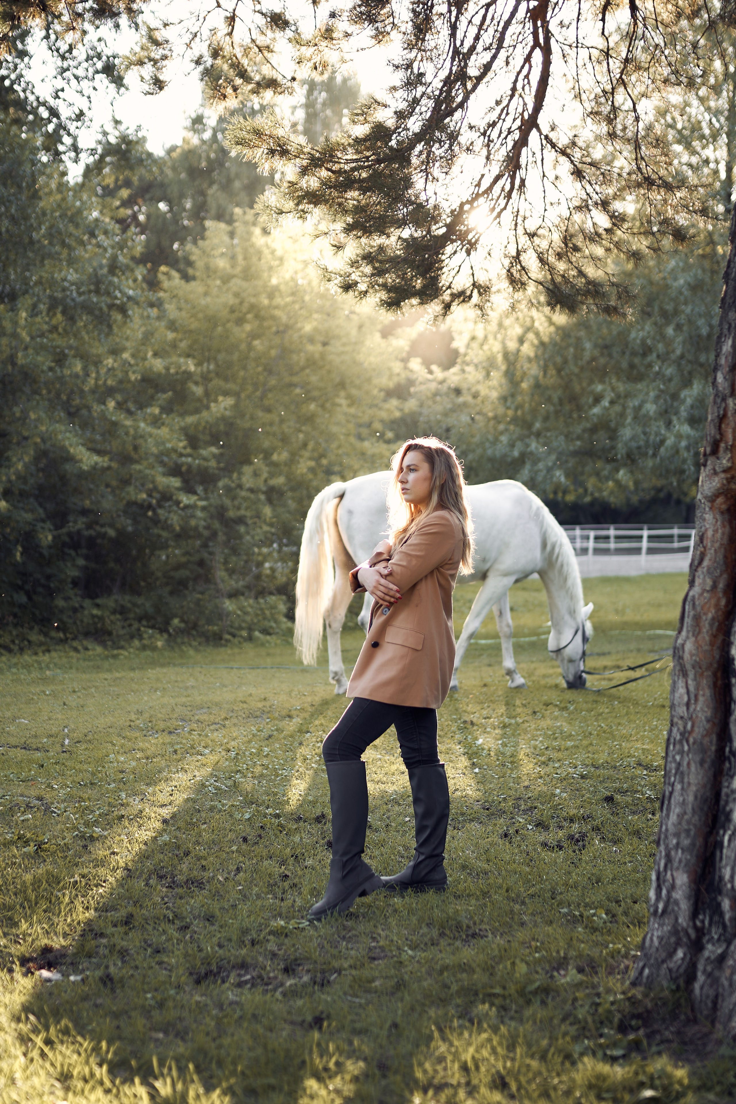 Анастасия и Аруна. Фотосессии с лошадьми в Москве, Новосибирске