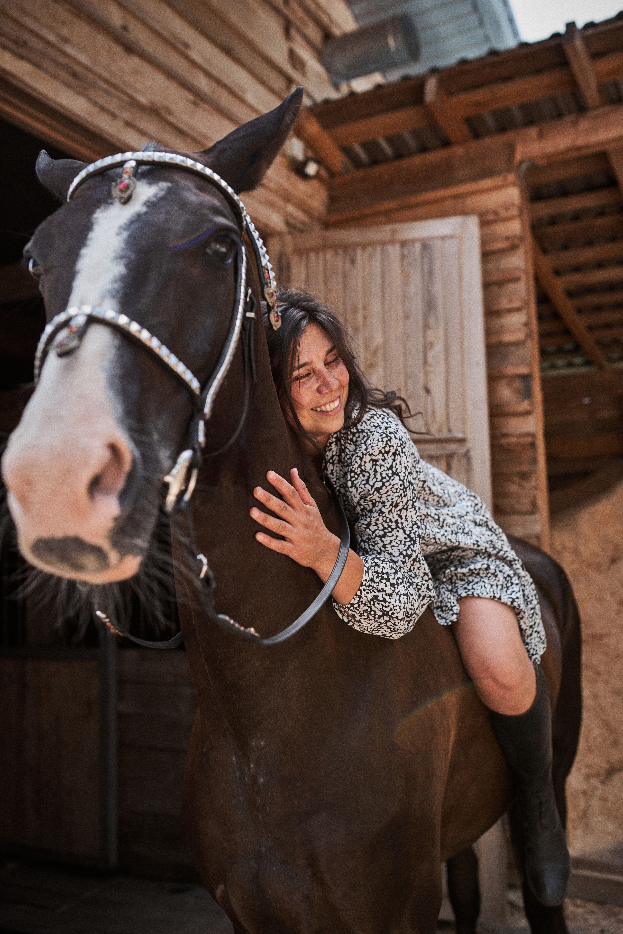 Дарья и ахалтекинцы. Конный клуб Каприоль. Фотосессии с лошадьми в Москве, Новосибирске