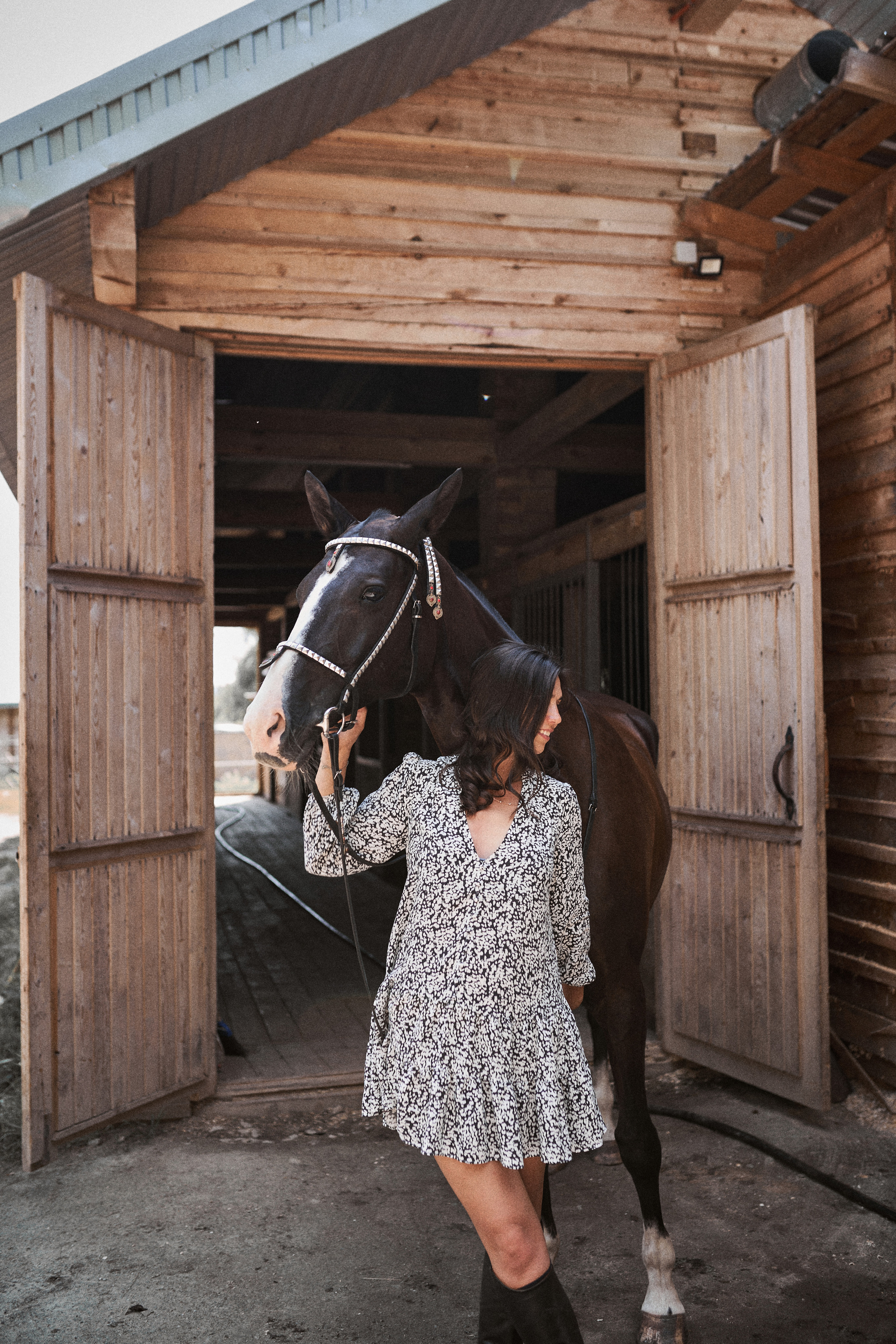 Дарья и ахалтекинцы. Конный клуб Каприоль. Фотосессии с лошадьми в Москве, Новосибирске