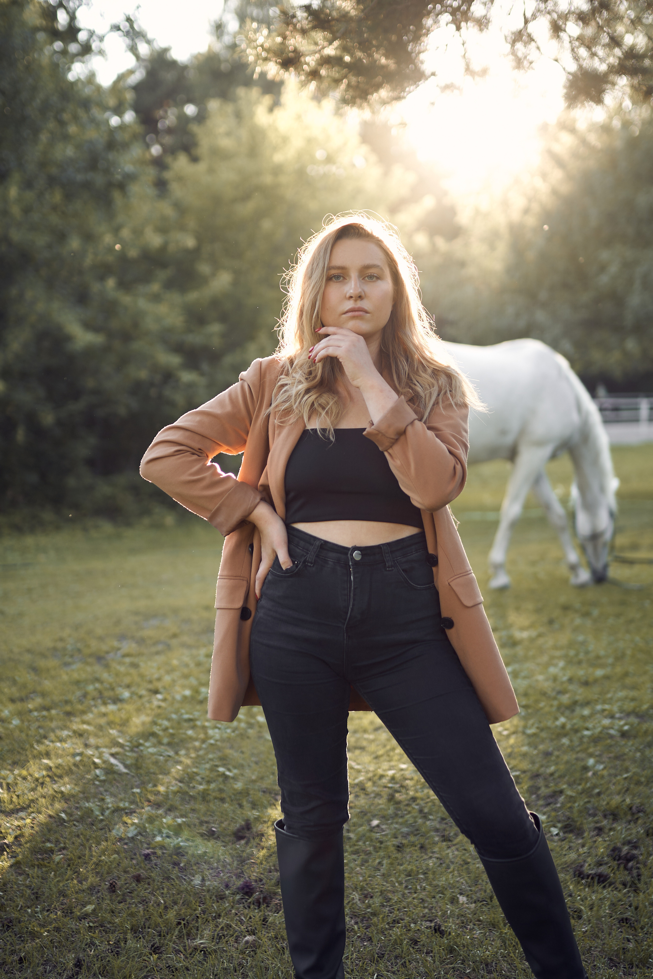 Анастасия и Аруна. Фотосессии с лошадьми в Москве, Новосибирске