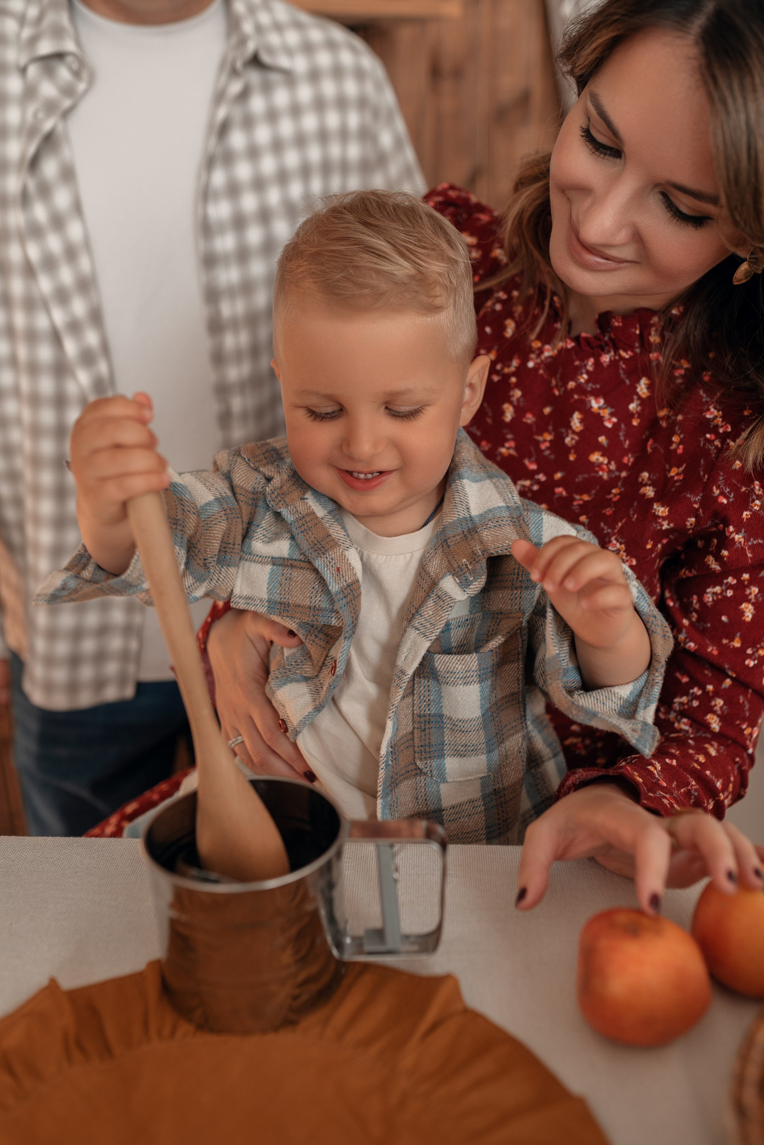 Федя с любимыми родителями. Ульяна Сёмина, фотограф, Москва