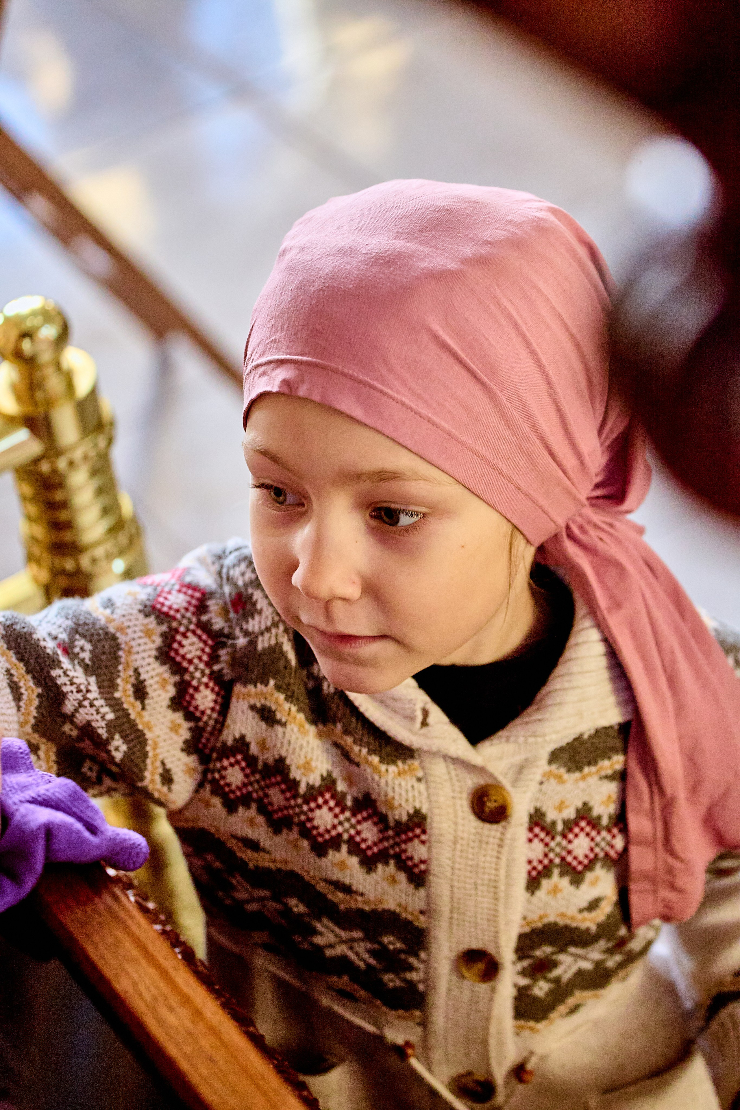 В Храме преподобного Серафима Саровского. Серия фотографий "Лица Храма-Детский портрет"