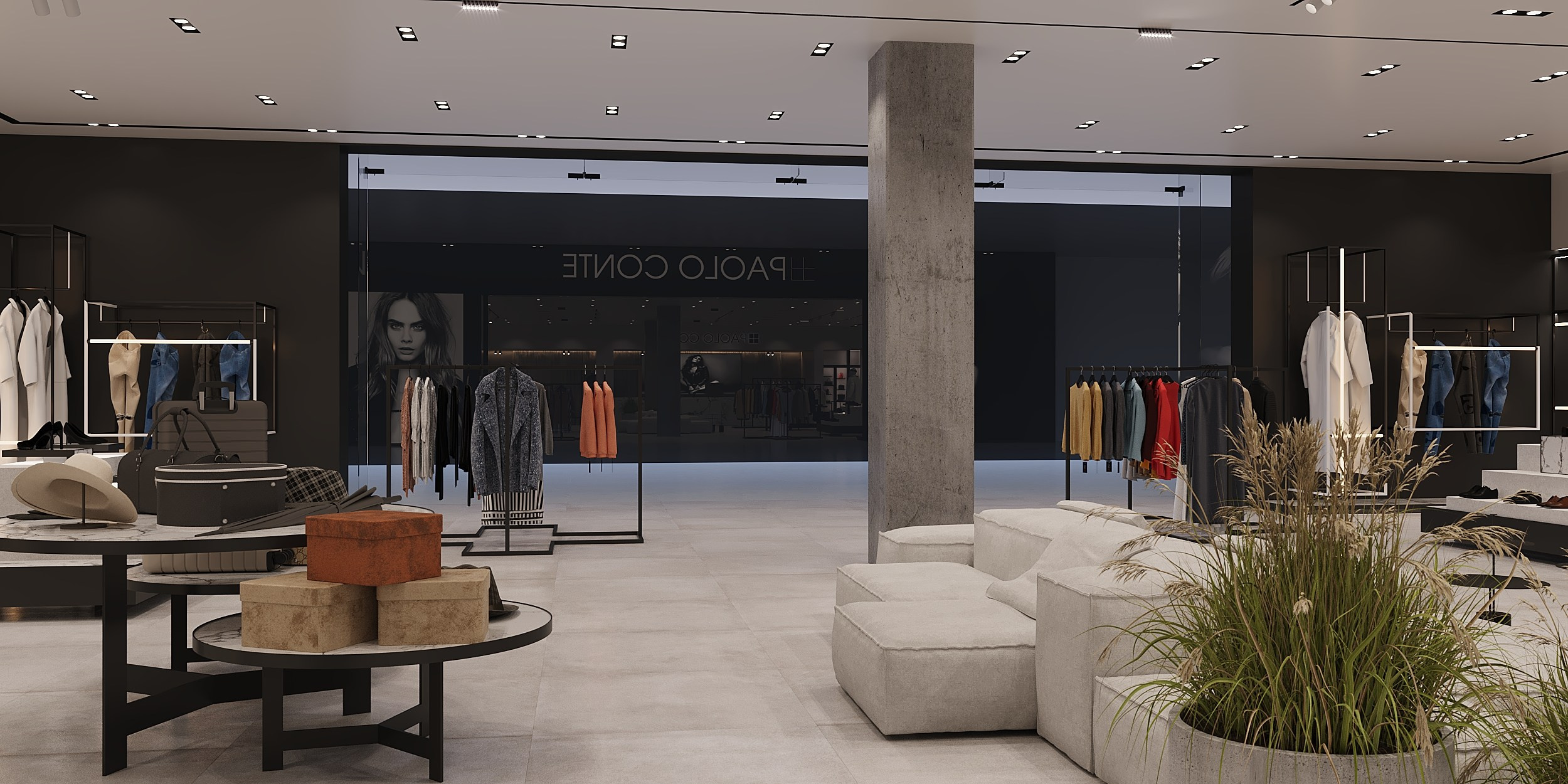 Обувной магазин Paolo Conte ТРЦ Афимолл Сити. Студия дизайна интерьера в Москве Калараш Александр