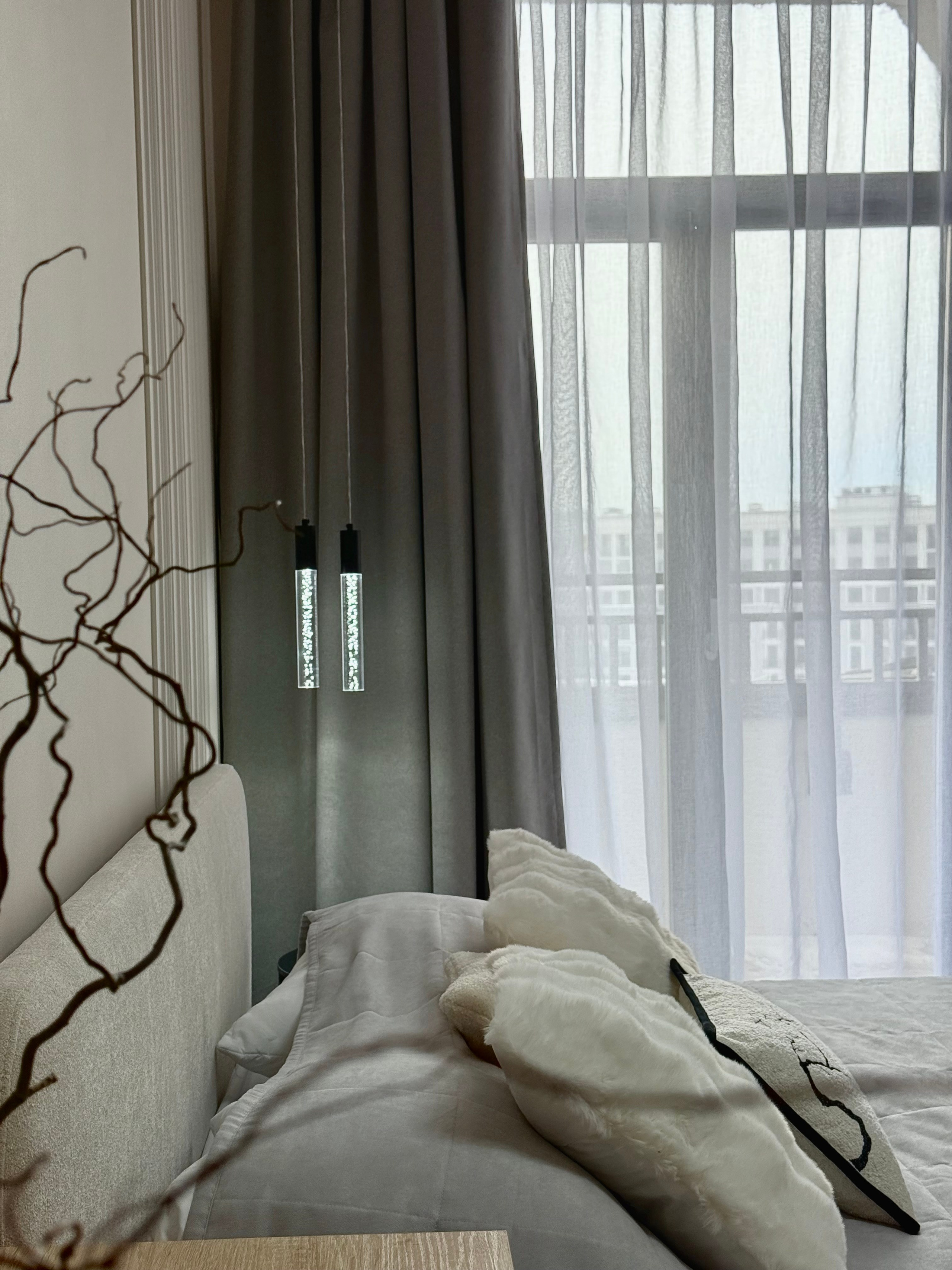 ЖК ID Park Pobedy. Квартира на сачу в долгосрочную аренду уровня комфорт плюс. Дизайн-студия интерьеров Юлии Ивановой