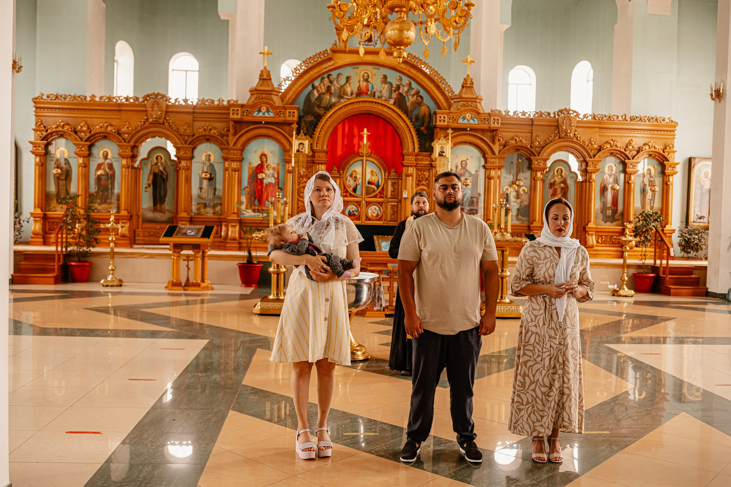 Крещение в Кропоткине. Свадебный фотограф Кропоткин Краснодар