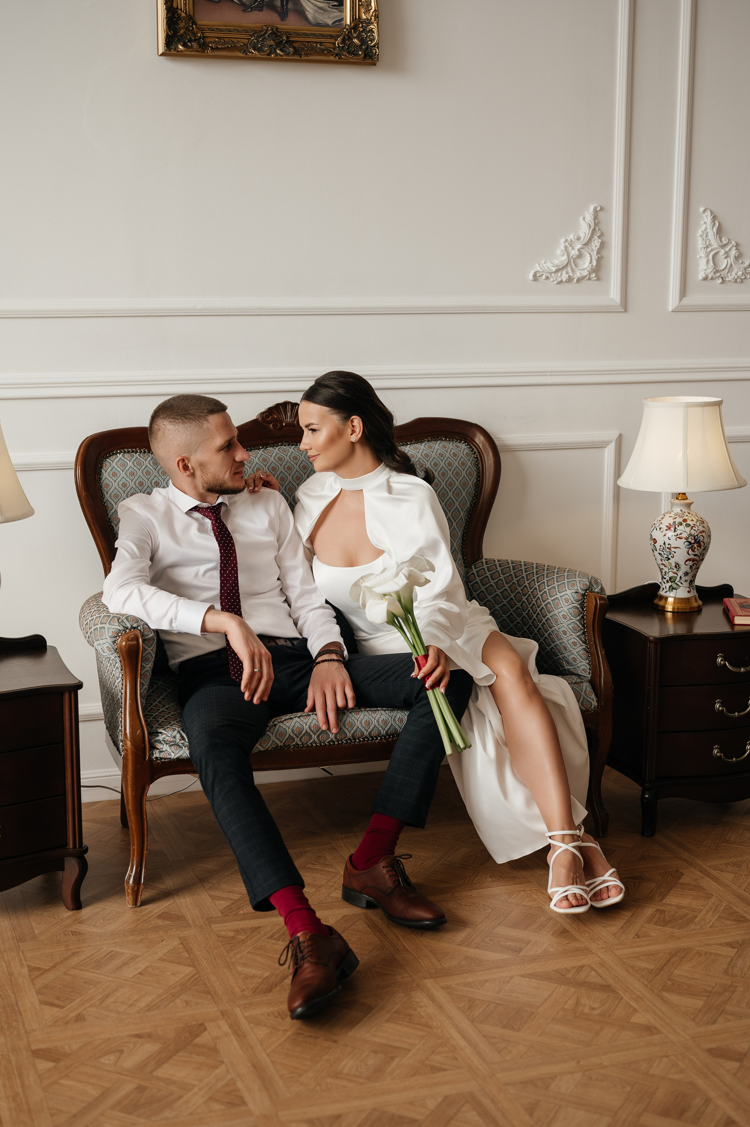 Свадебная фотосессия в студии. Свадебный и семейный фотограф в Краснодаре Алина Мельник