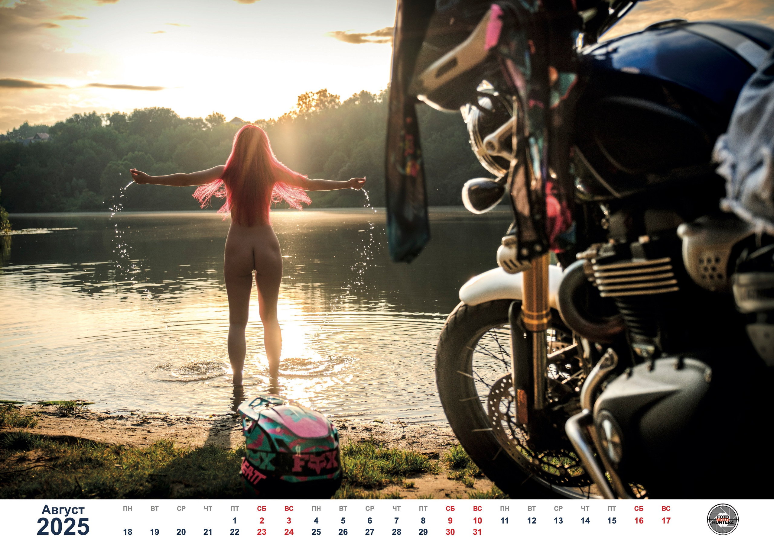 Календарь Girls Only 2024. FotoMotoHunterZ — фотографии мотоциклистов на улицах города