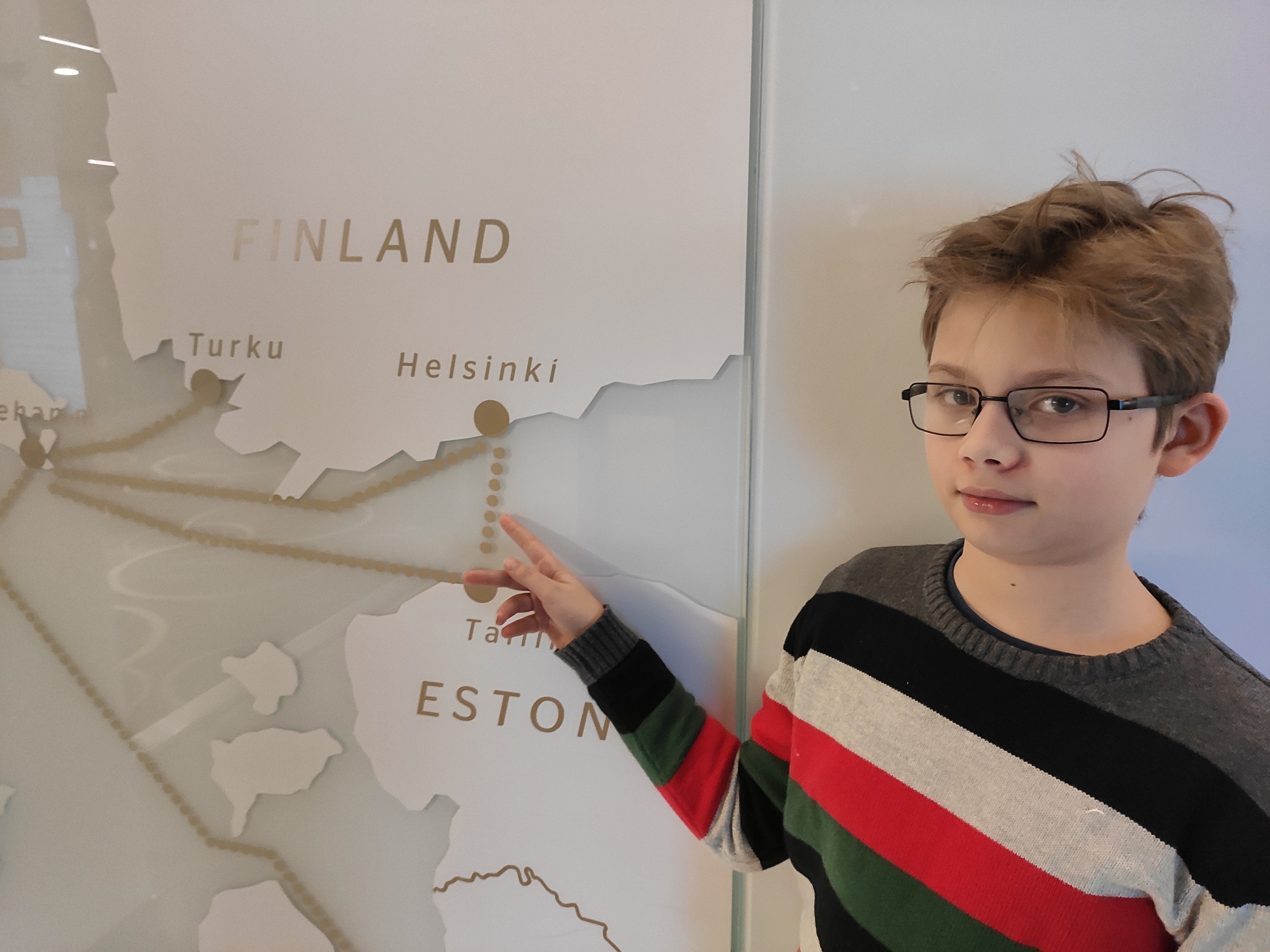 И мы уже на середине пути