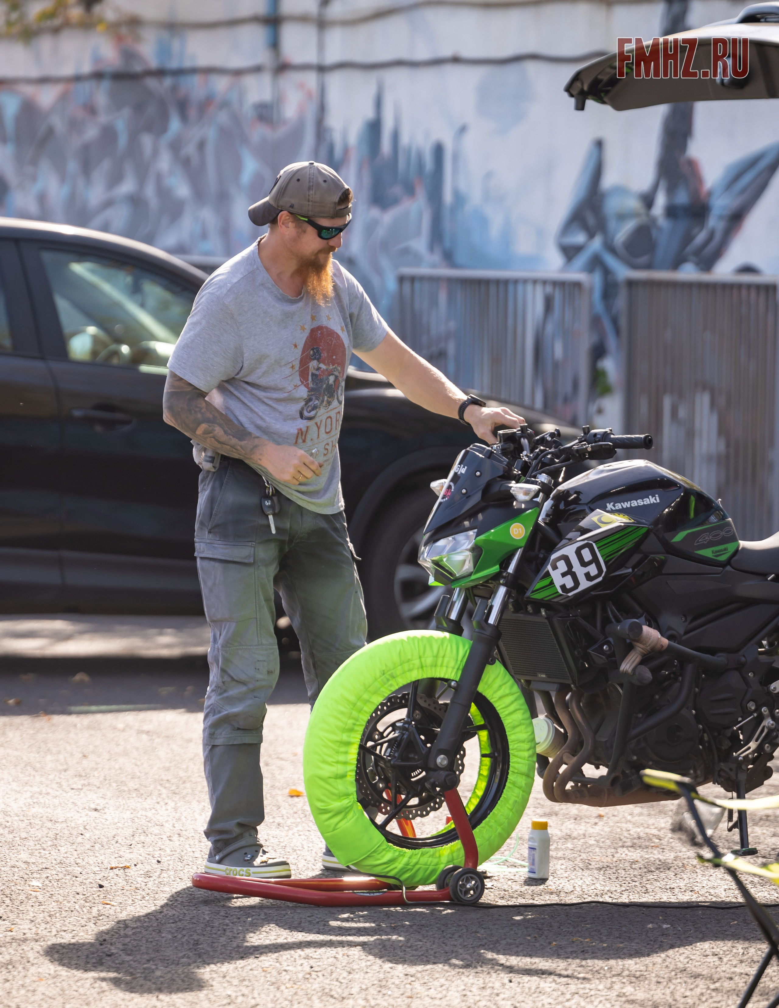 Соревнования по мотоджимхане на площадке Мосгортранс 15.09.2024. Фотограф Владимир Охрименко