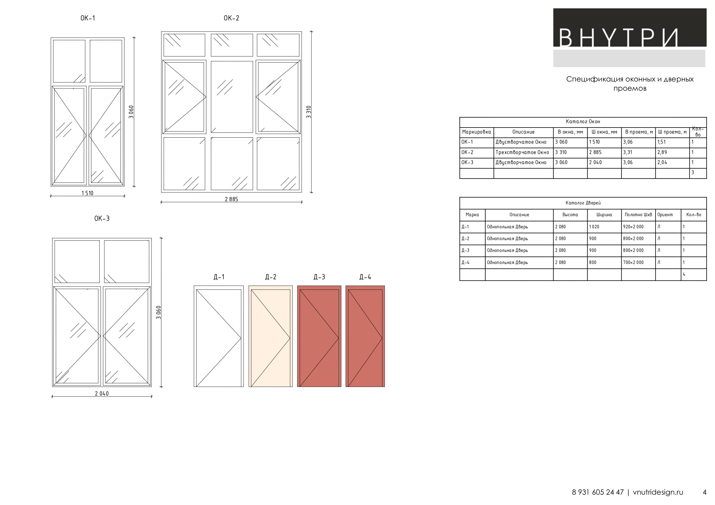 Эскизный проект. ВНУТРИ | Дизайн Интерьера квартир и домов в Калининграде
