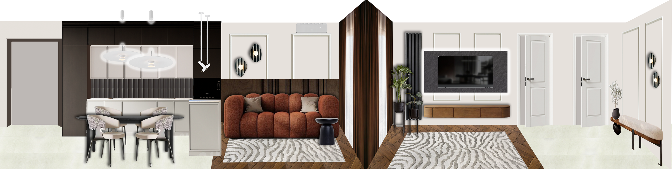 «Управляемая гармония». Modern Muf: студия интерьерного дизайна